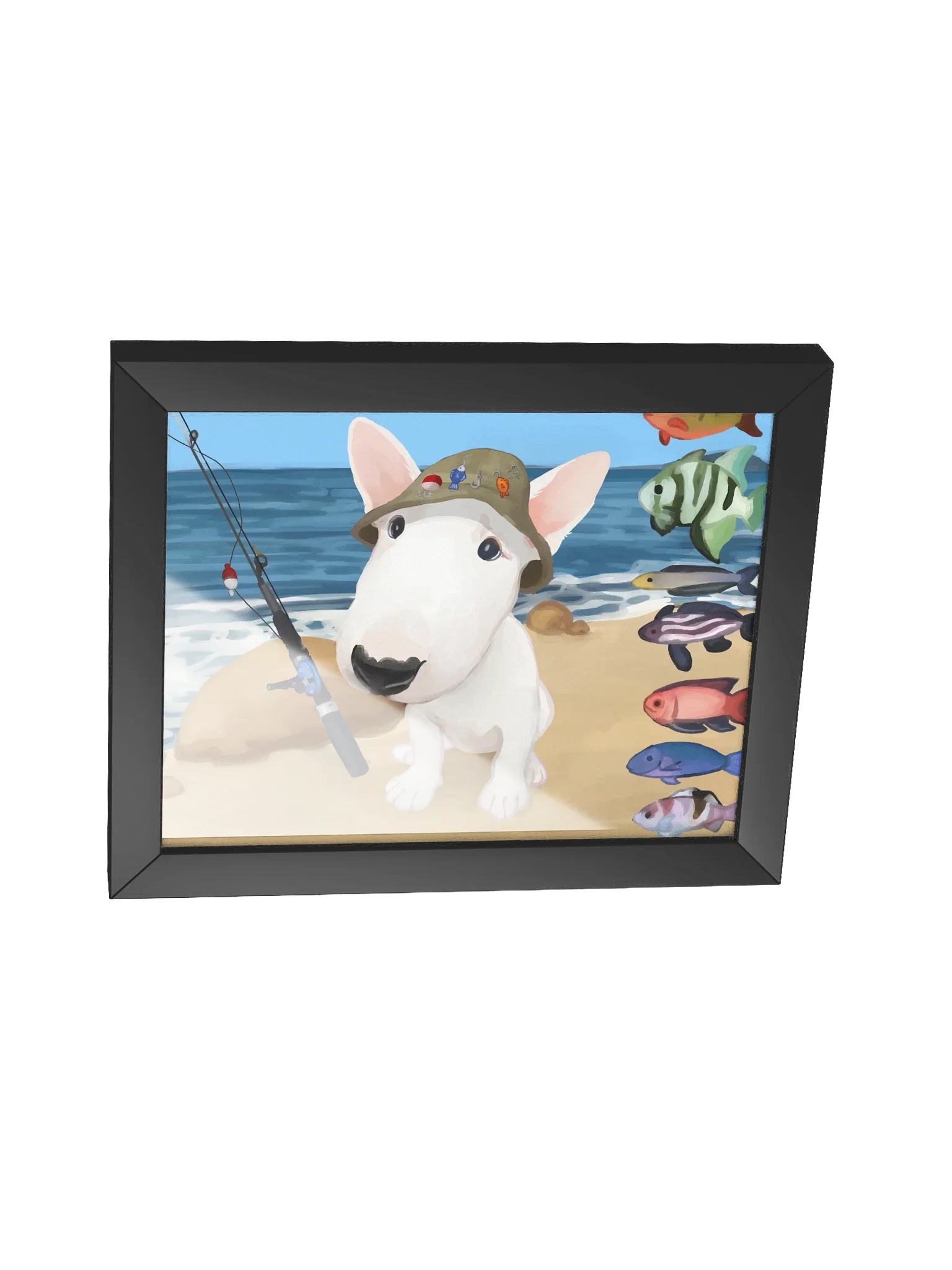 Fisher Dog framed poster product image (2)