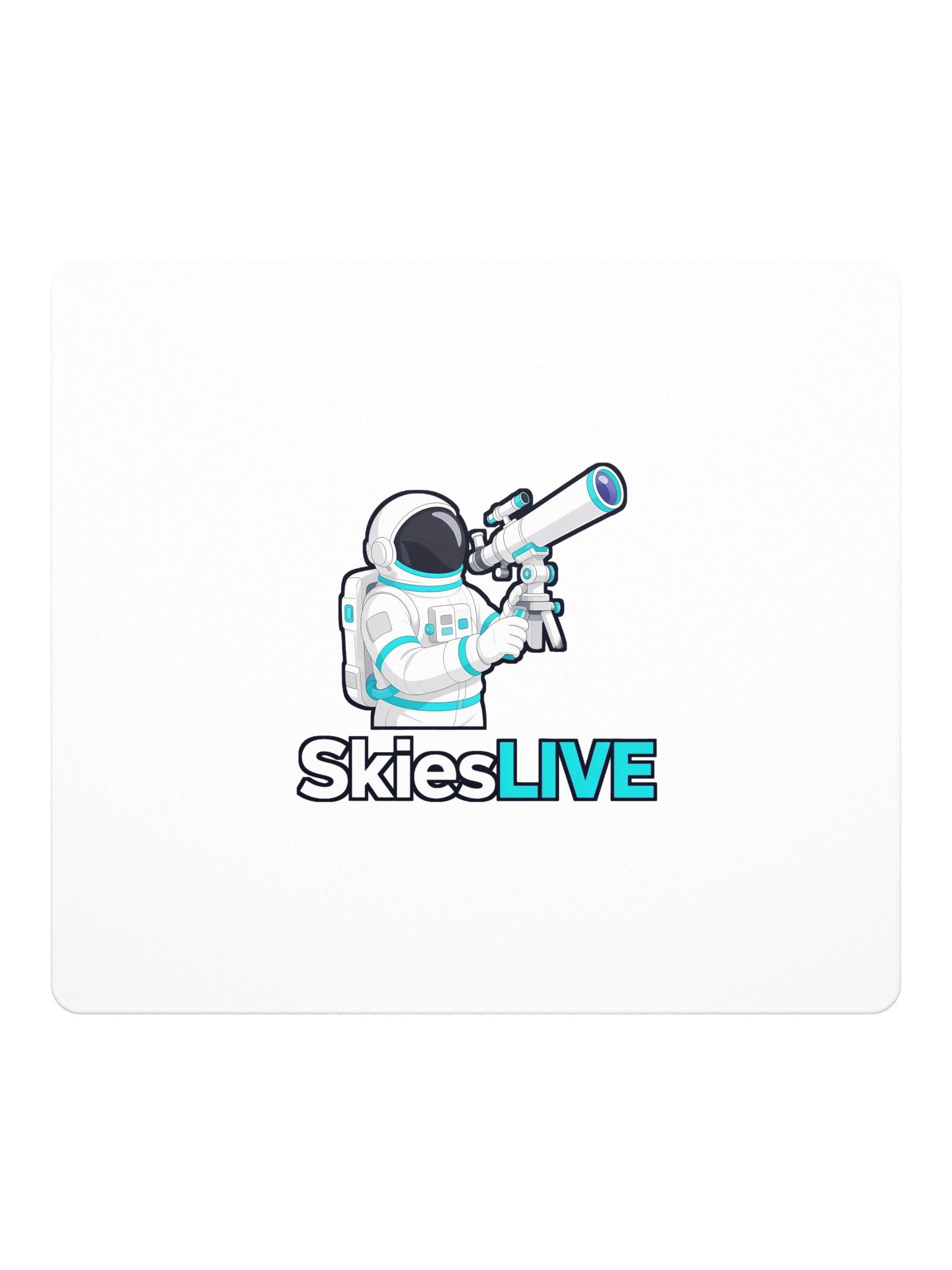 SkiesLIVE Astronaut Gaming Mouse Pad (White) product image (4)