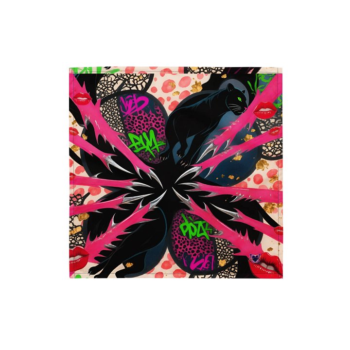 Eclectic Panther All-Over Bandana product image (1)