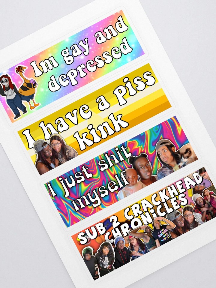 THE CRACKIE STICKER SHEET product image (1)