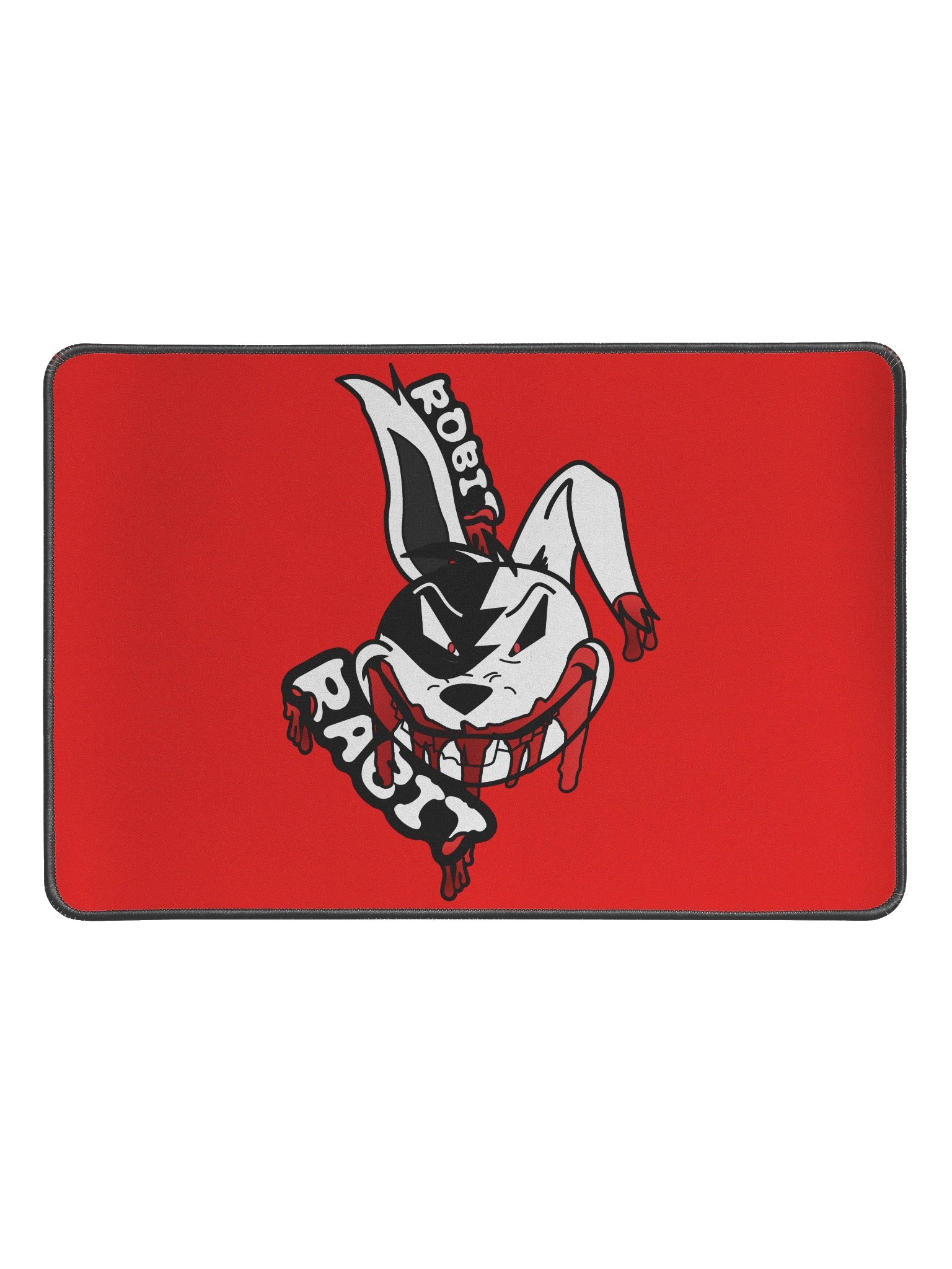 bloody rabit mouse pad (in red) product image (1)
