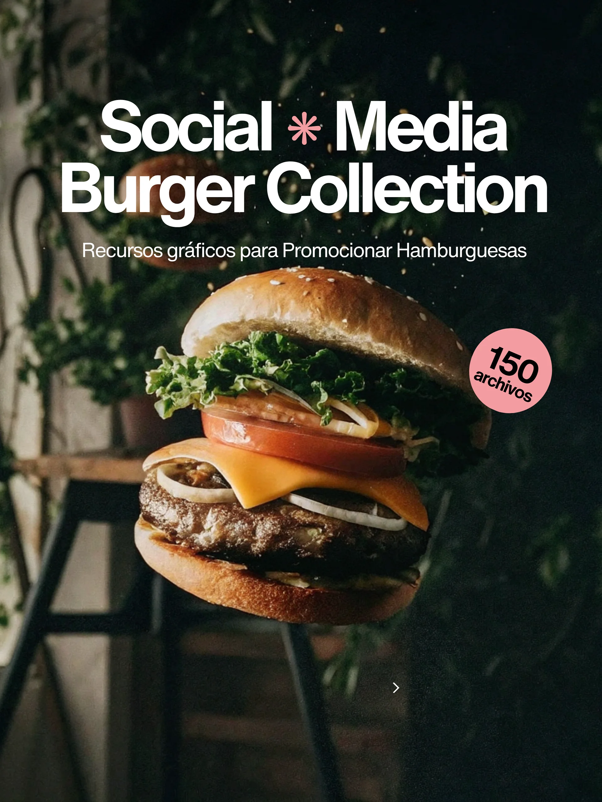 Recursos gráficos para Promocionar Hamburguesas product image (1)