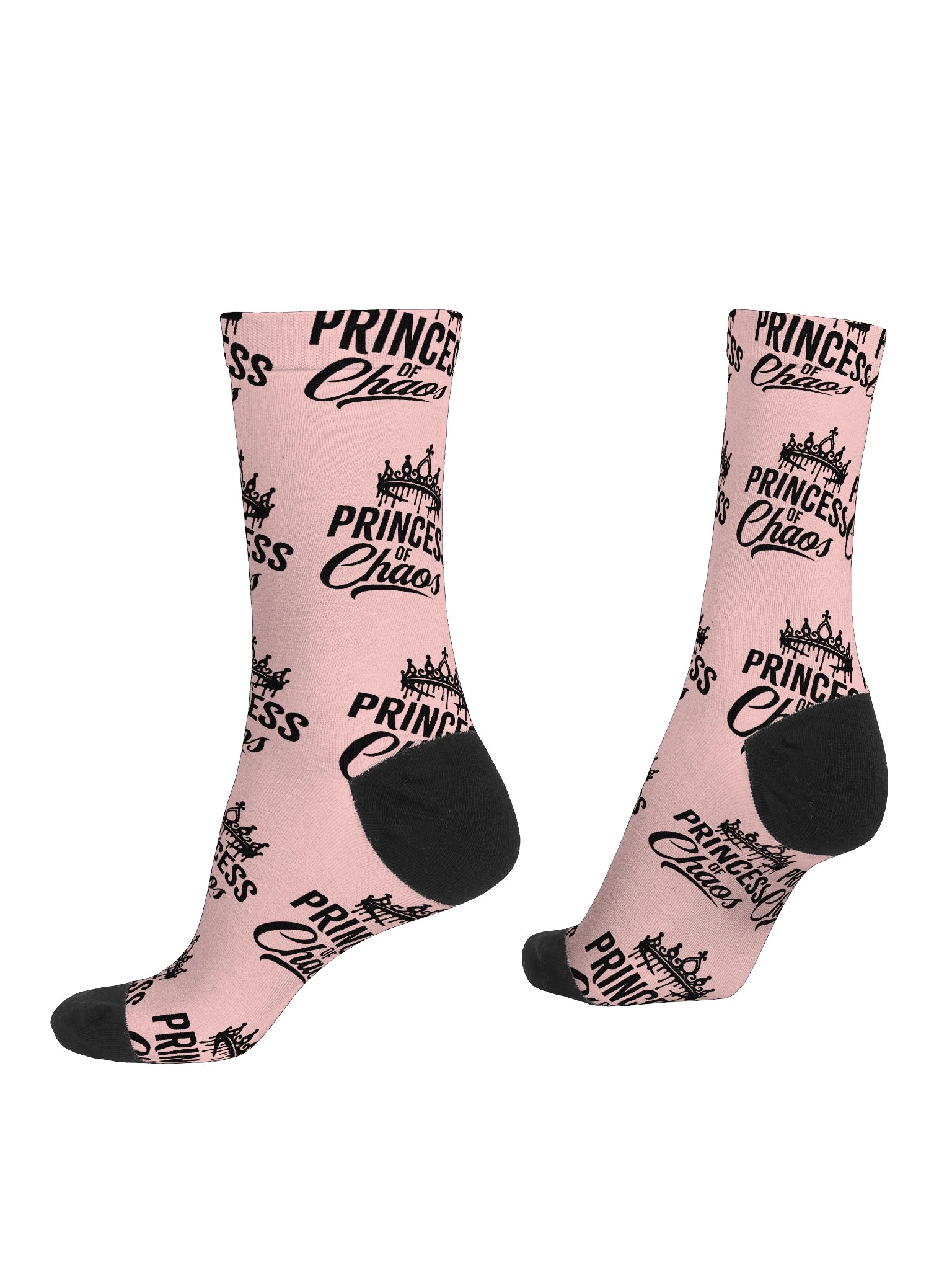 Princess of Chaos Tiara Pink Socks product image (4)