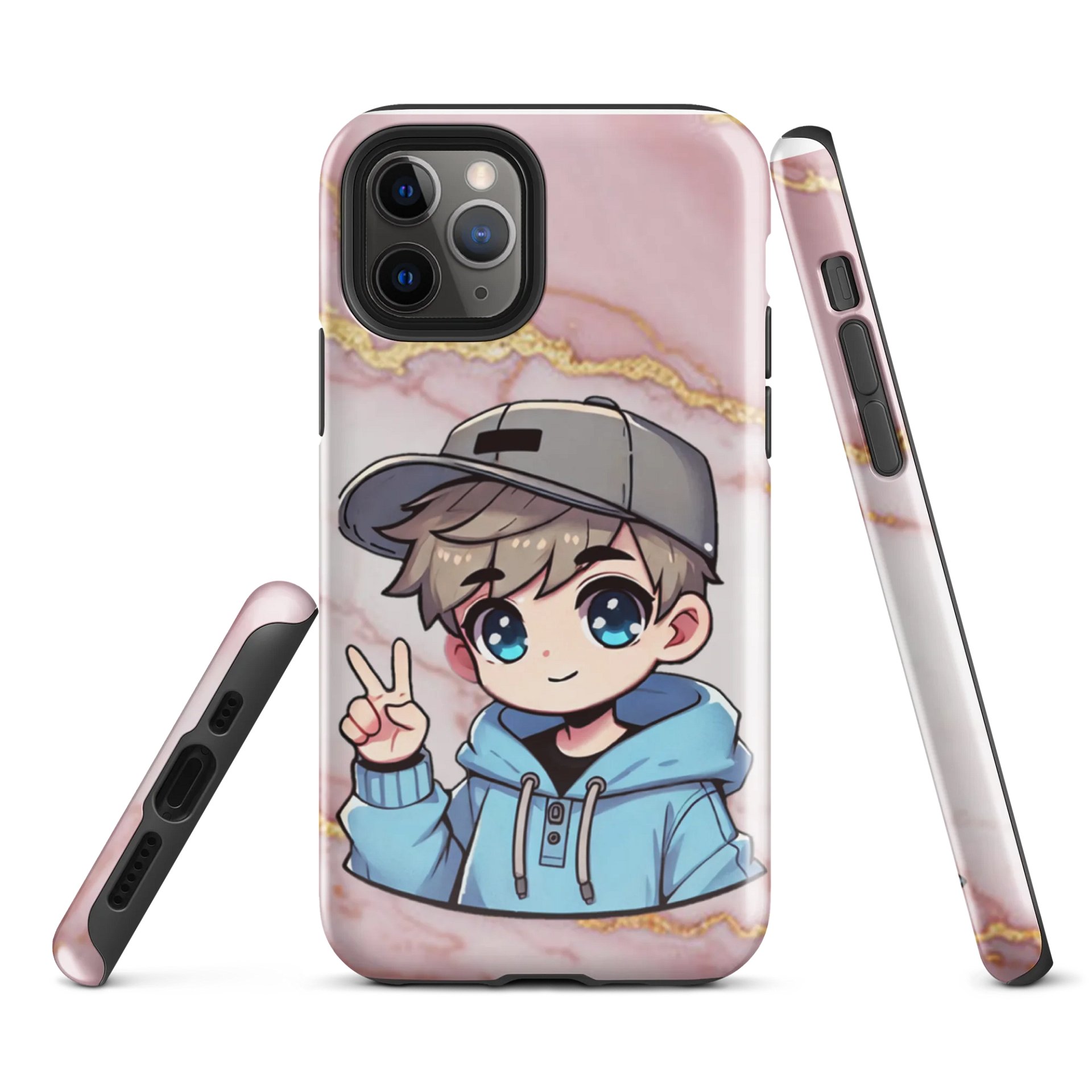 ChibiCrispy Pink iPhone Case product image (1)