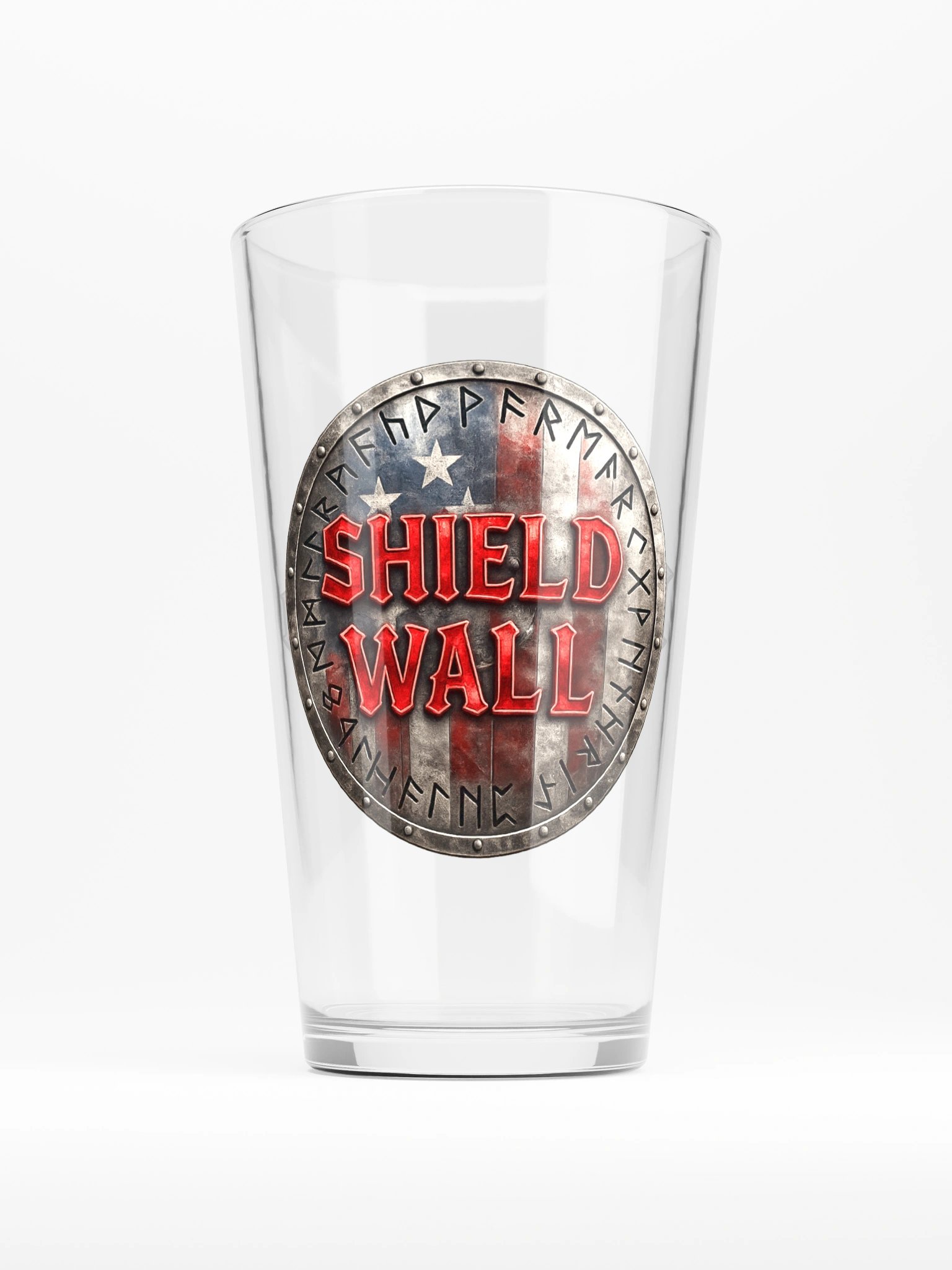 MistrixFreyja Shield Wall Pint Glass product image (1)