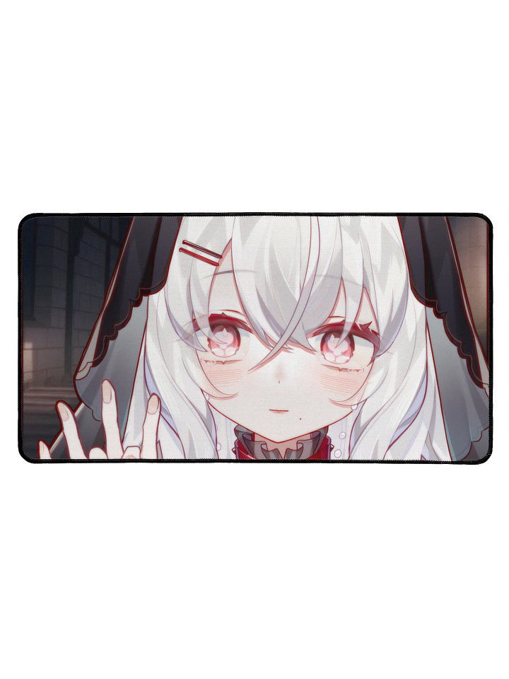 Blushing bunny Character Desk Mat product image (1)