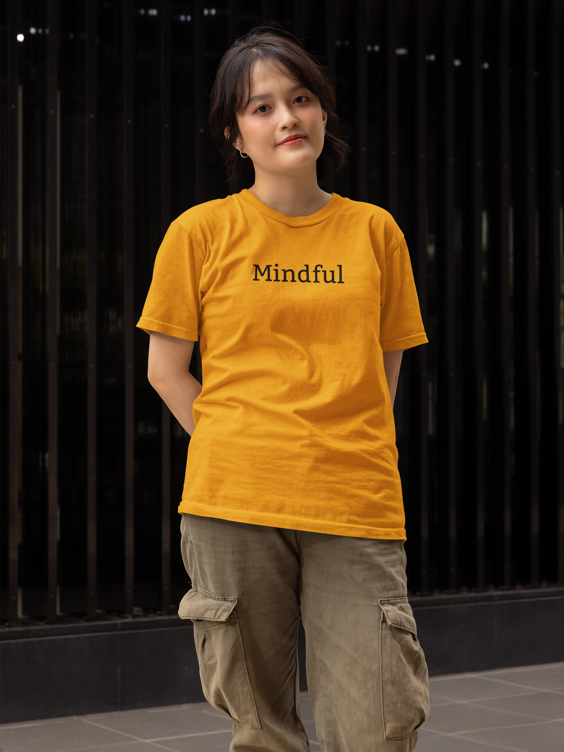 “Mindful” My Vibe Cotton T-Shirt product image (1)