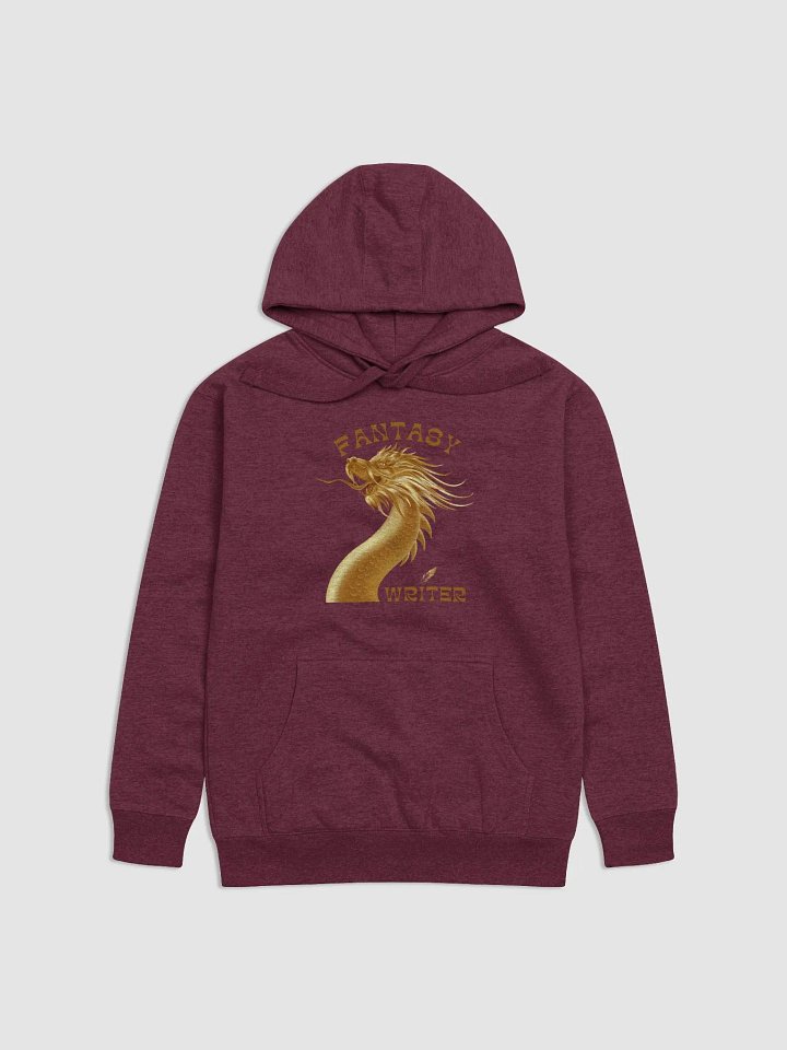 Fantasy Writer Dragon Hoodie - Red/Gold product image (1)