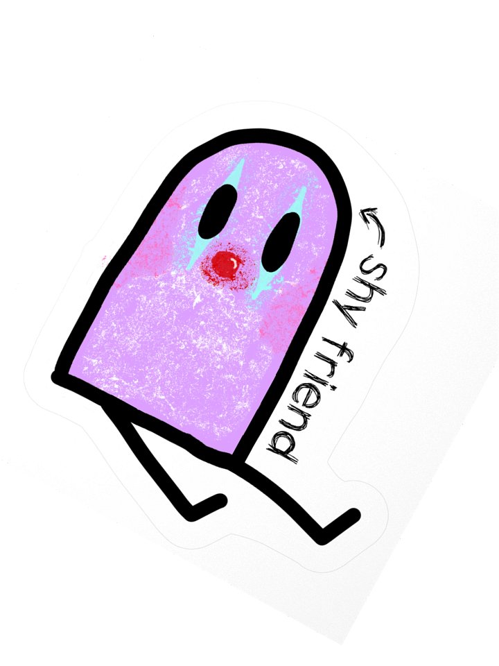 SHY FRiEND clown sticker product image (6)