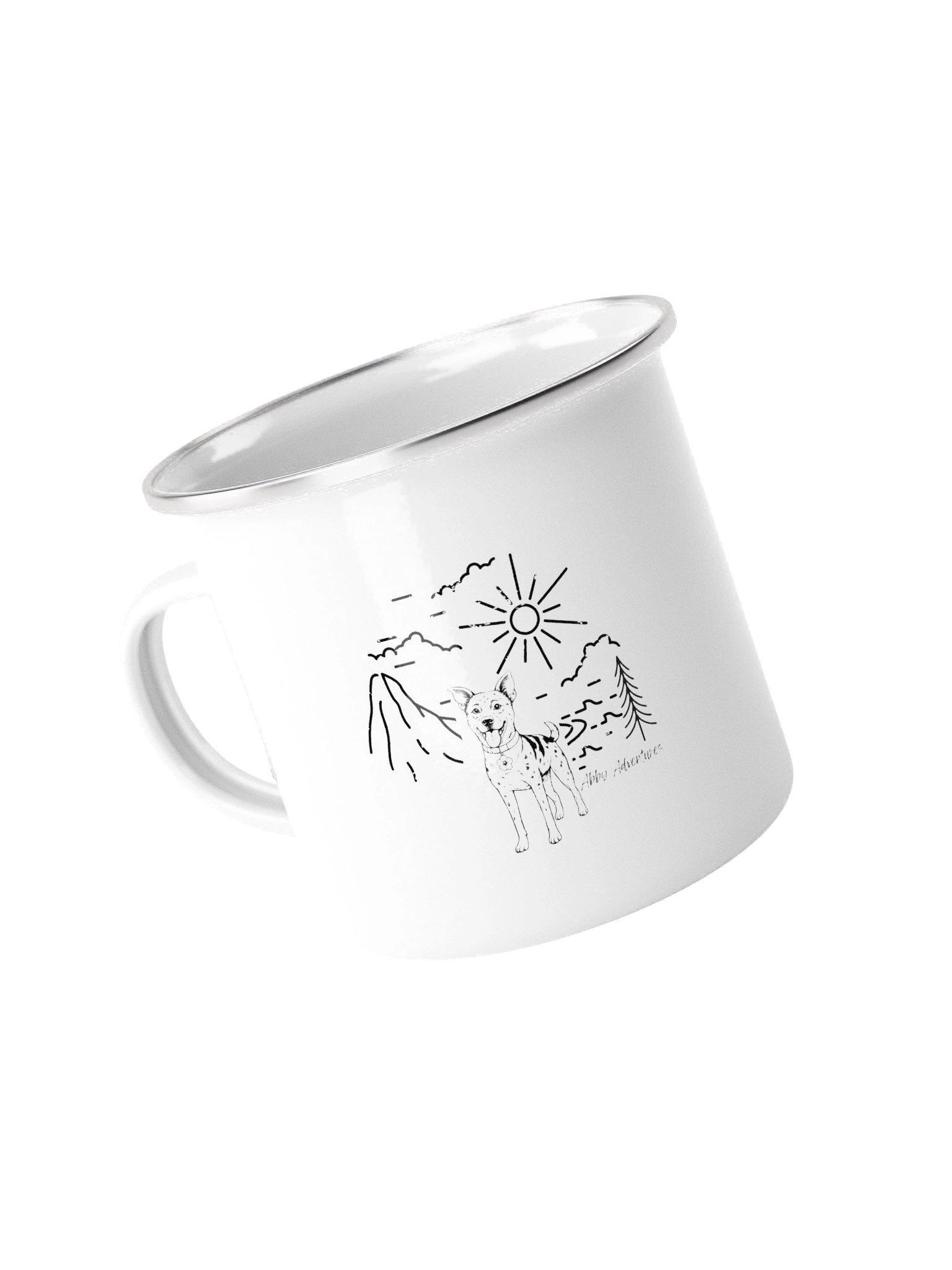 Geometric Abby Enamel Mug product image (1)