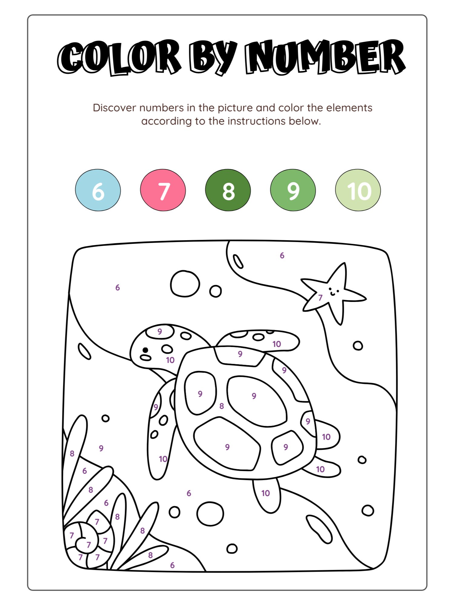 Let's Color By Number Workbook product image (4)