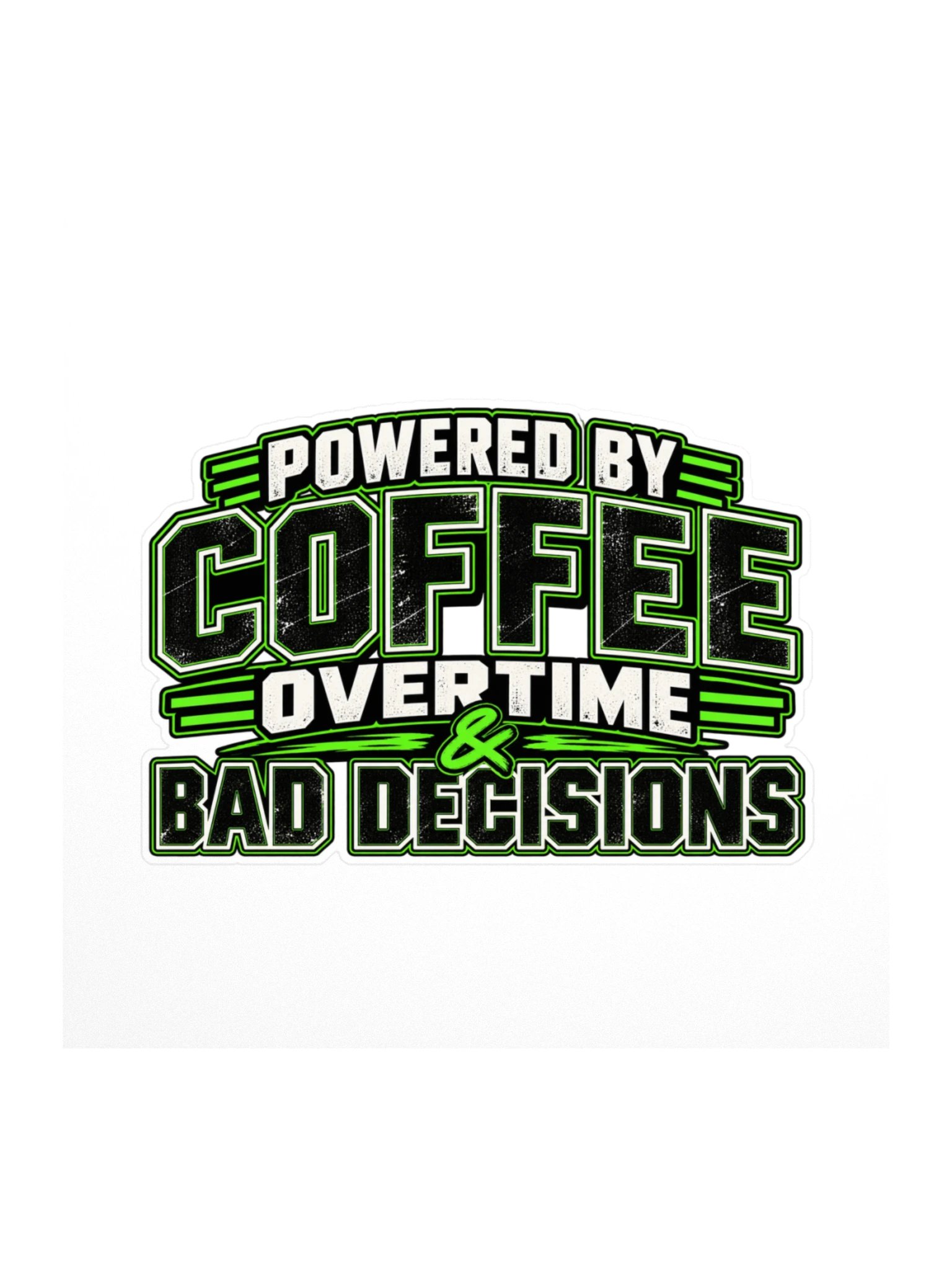 Moose Coffee Overtime Sticker product image (1)