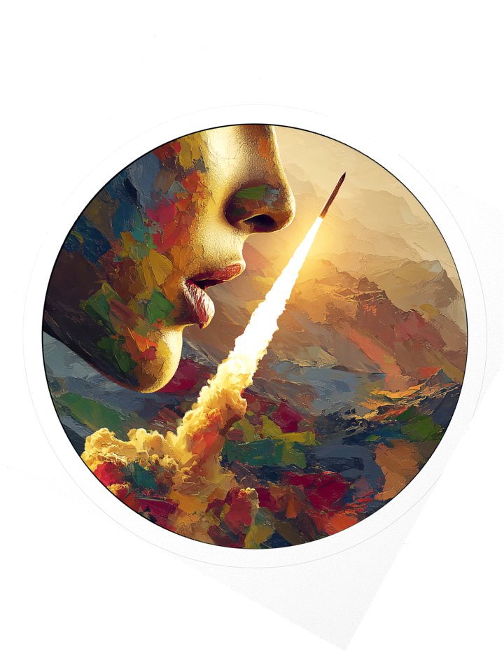 Liftoff Bliss Sticker product image (2)