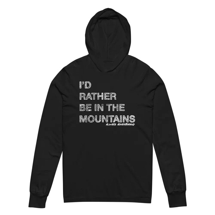 I'd Rather be in the Mountains Tee Shirt Hoodie product image (6)