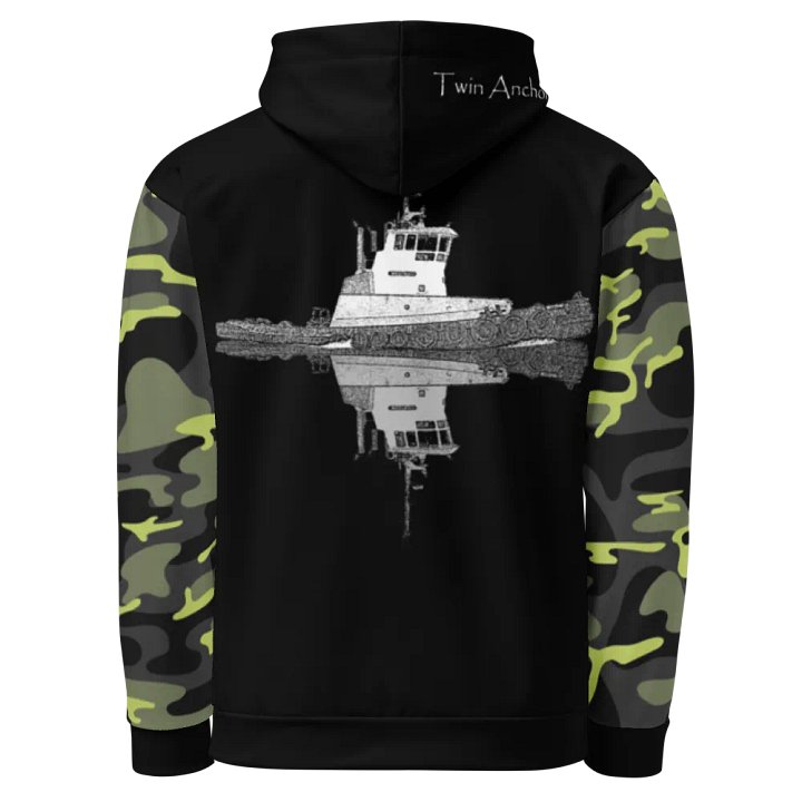 Tug Westrac & Reflection (Camouflage & Black) – Performance Marine Wear | Twin Anchor Apparel North Current Line product image (1)