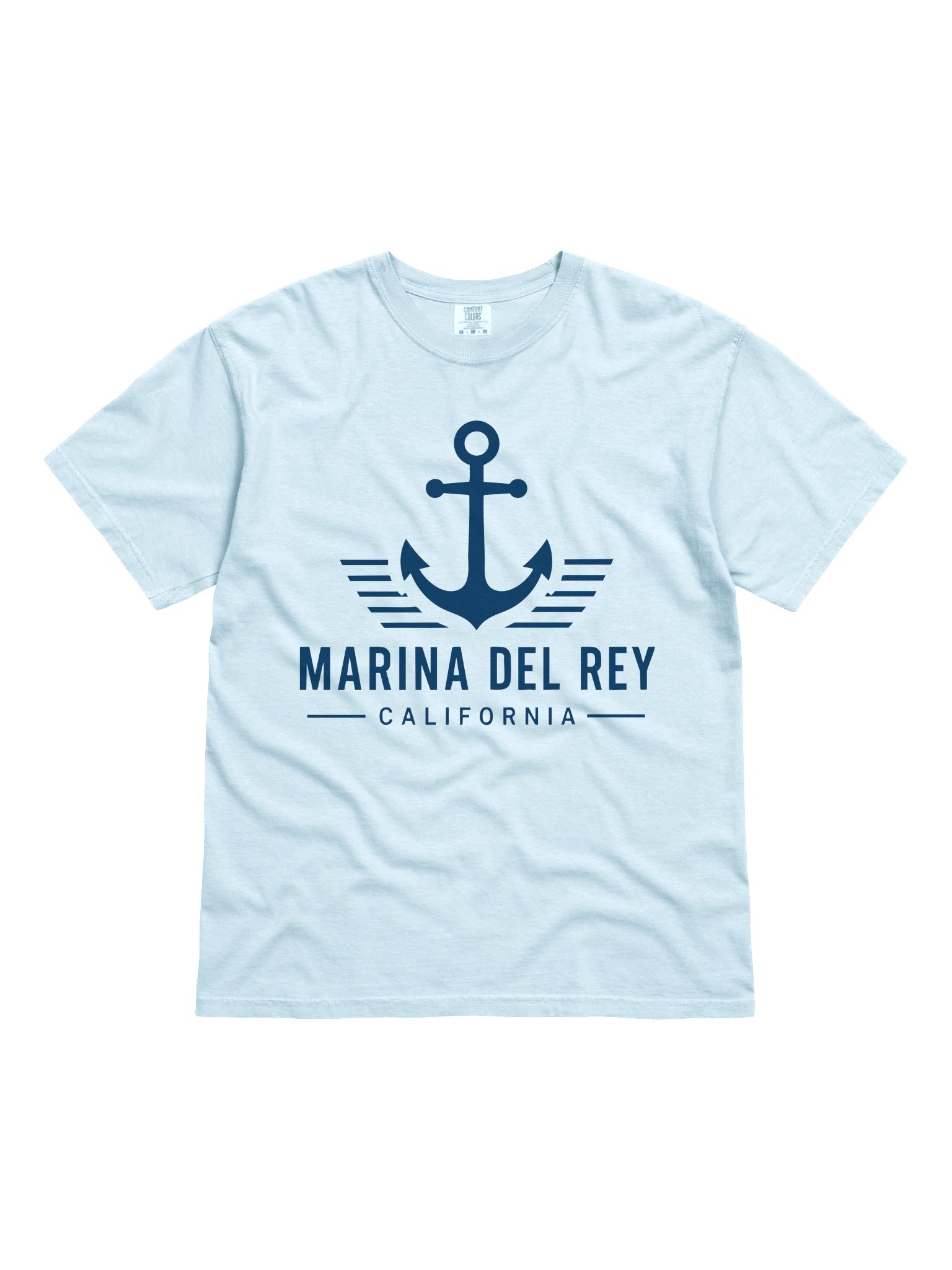 Marina Del Rey California Vintage Nautical Anchor Boating Design product image (5)