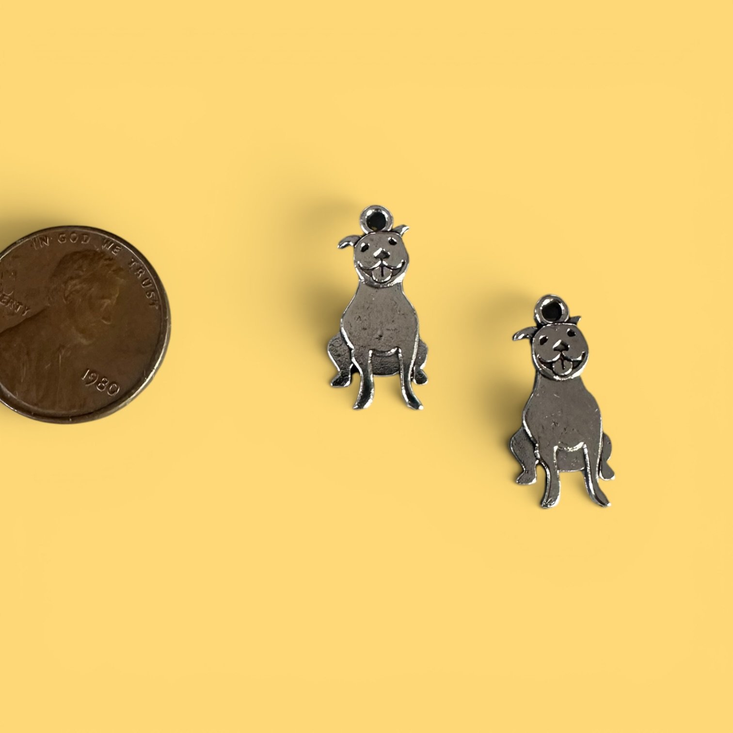 Pitty Happy Dog Silver Whinny Winners Braid and Bridle Charms for Horses | Little Shop of Ponies product image (2)