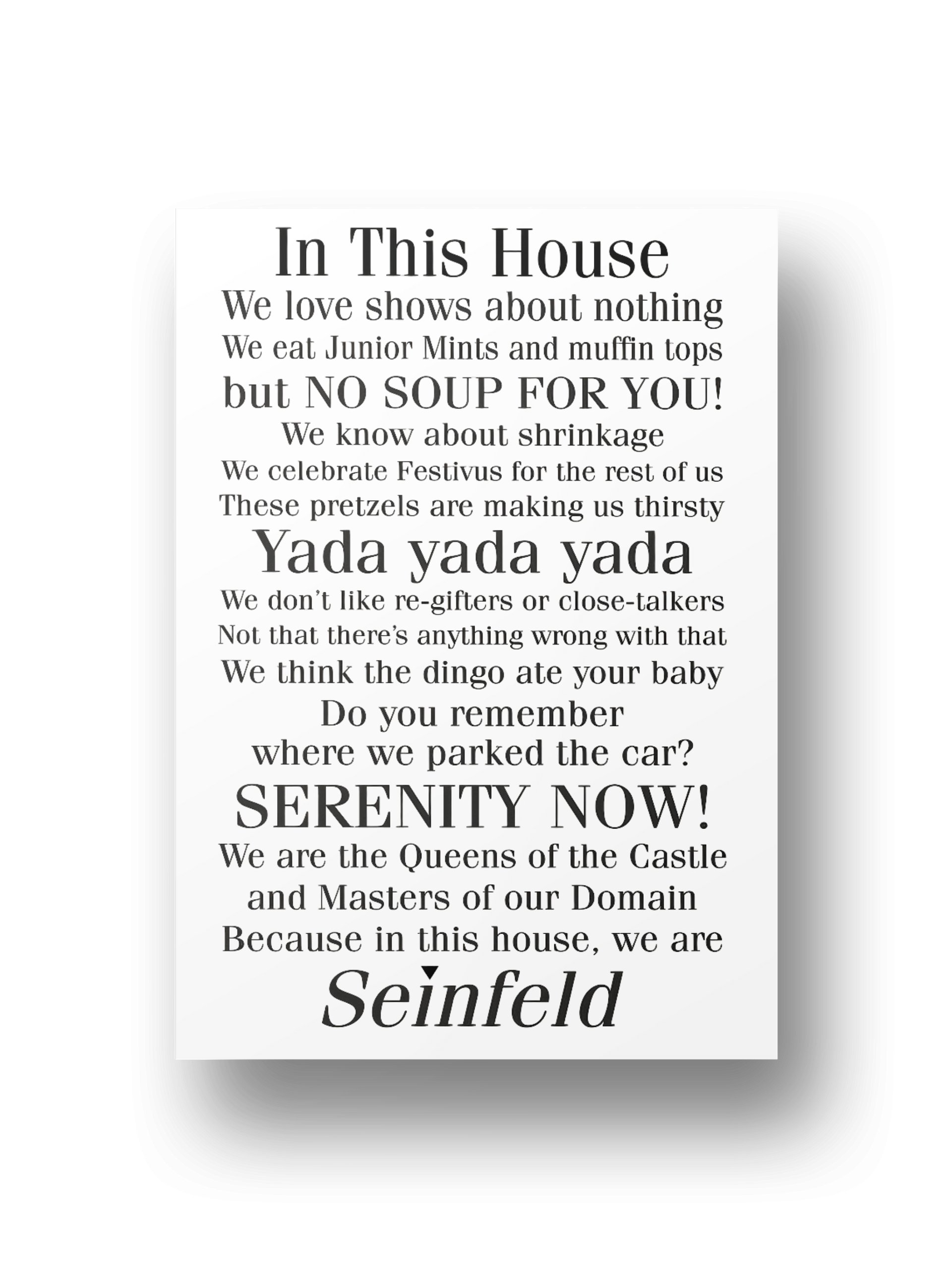 House Rules Poster product image (1)