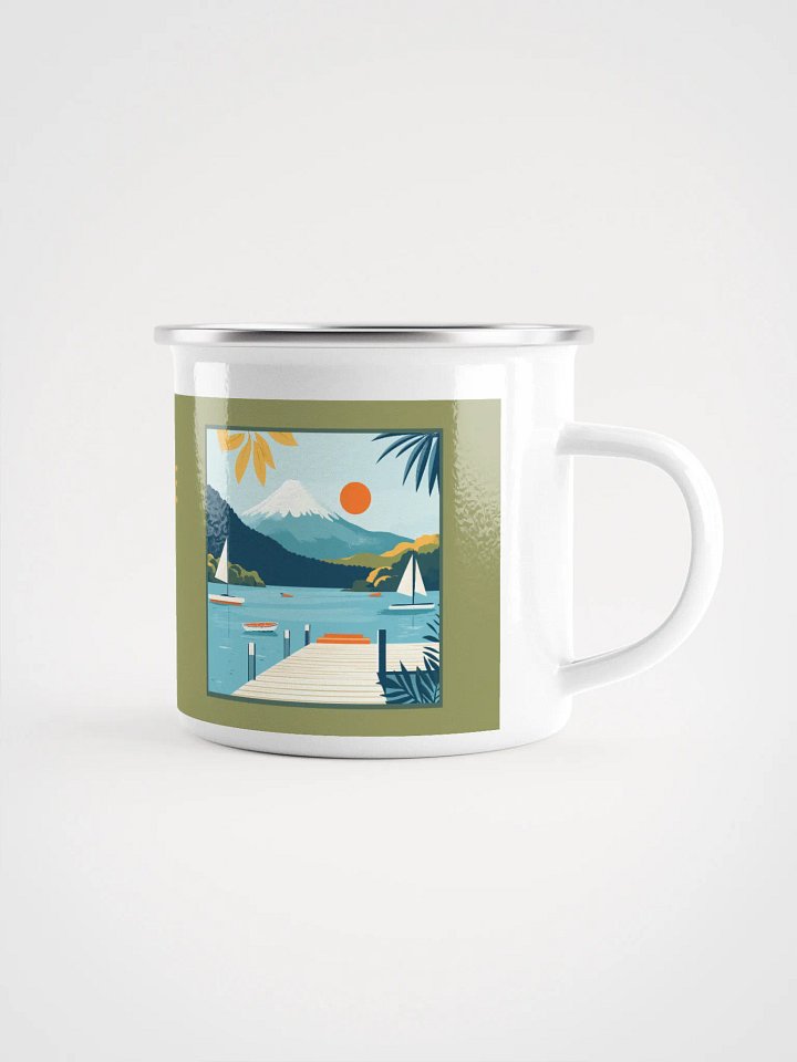 Deep Lake Kiss County Enamel Mug product image (1)