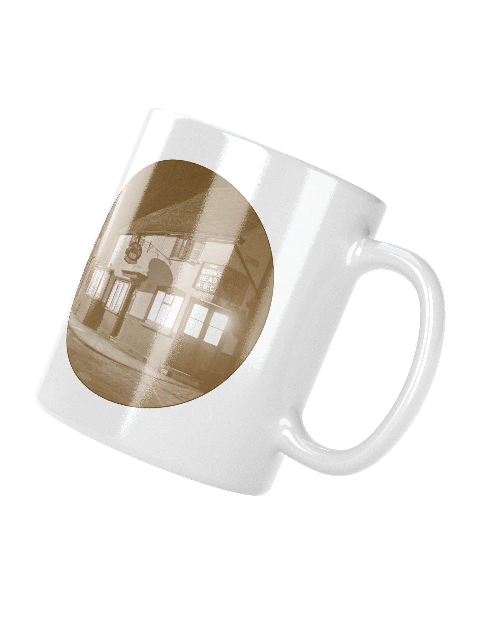 White Mug - Queen's Head product image (3)