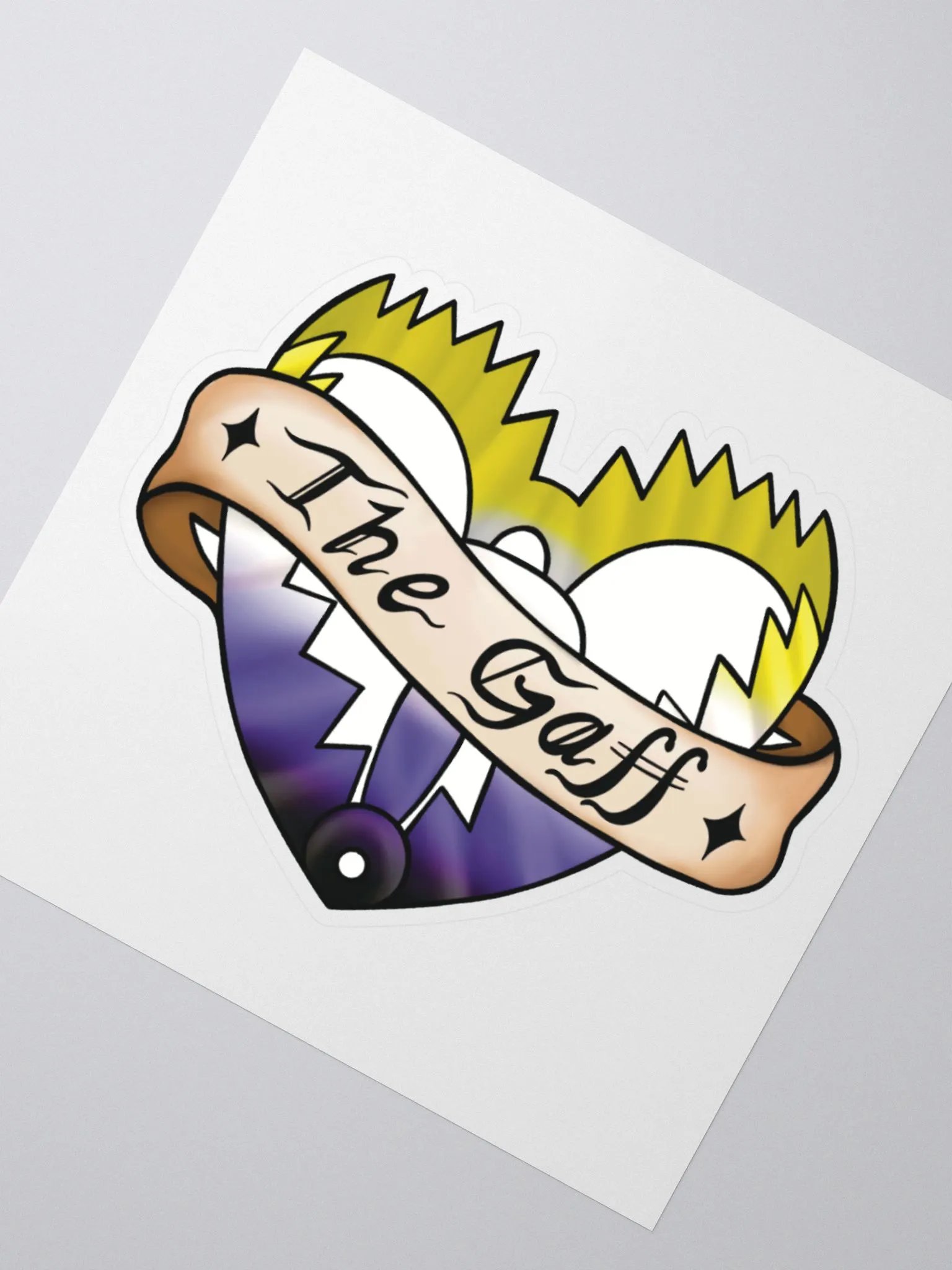 Non-binary "The Gaff" Stickers product image (2)