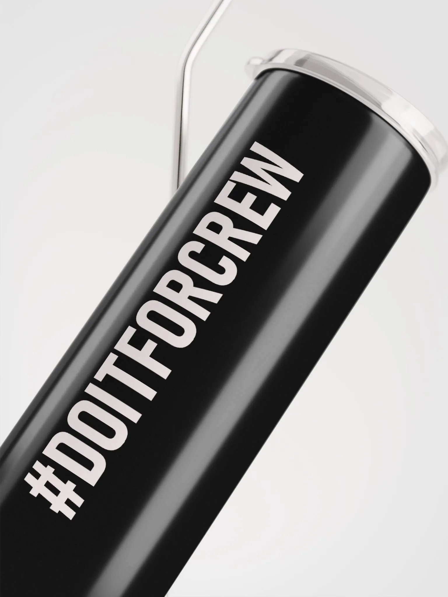 20 oz #DOITFORCREW - High End Travel Tumbler- Black product image (5)