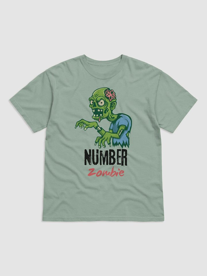 Number Zombie Decay Cartoon T-Shirt product image (1)