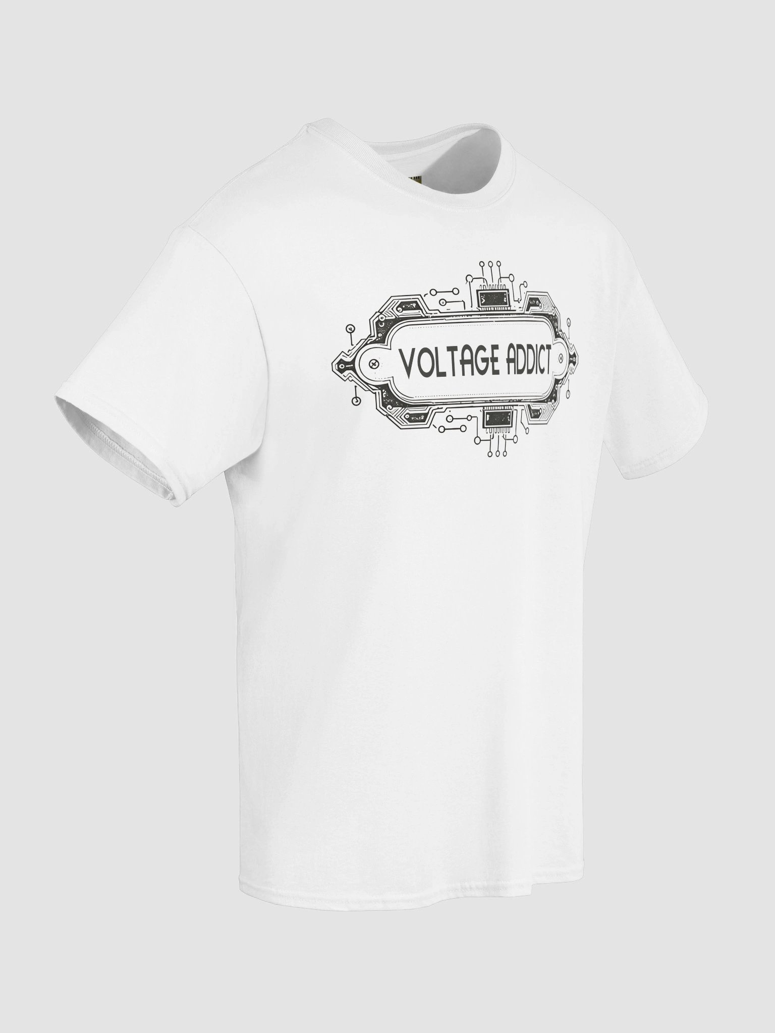 VOLTAGE ADDICT, by Frank Fonik Unisex t-shirt product image (5)