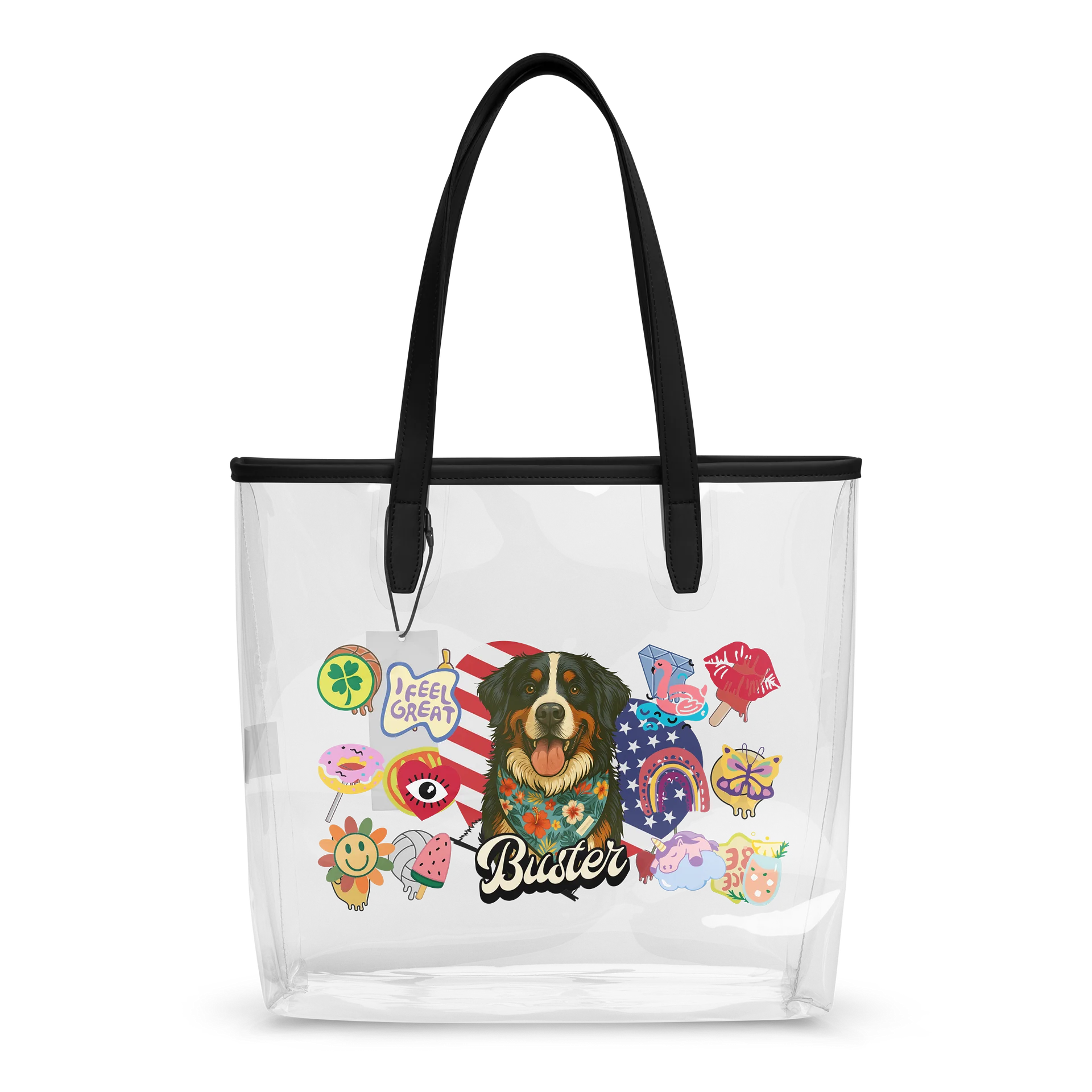YOUR BEST FRIEND! / CLEAR TOTE BAG product image (7)