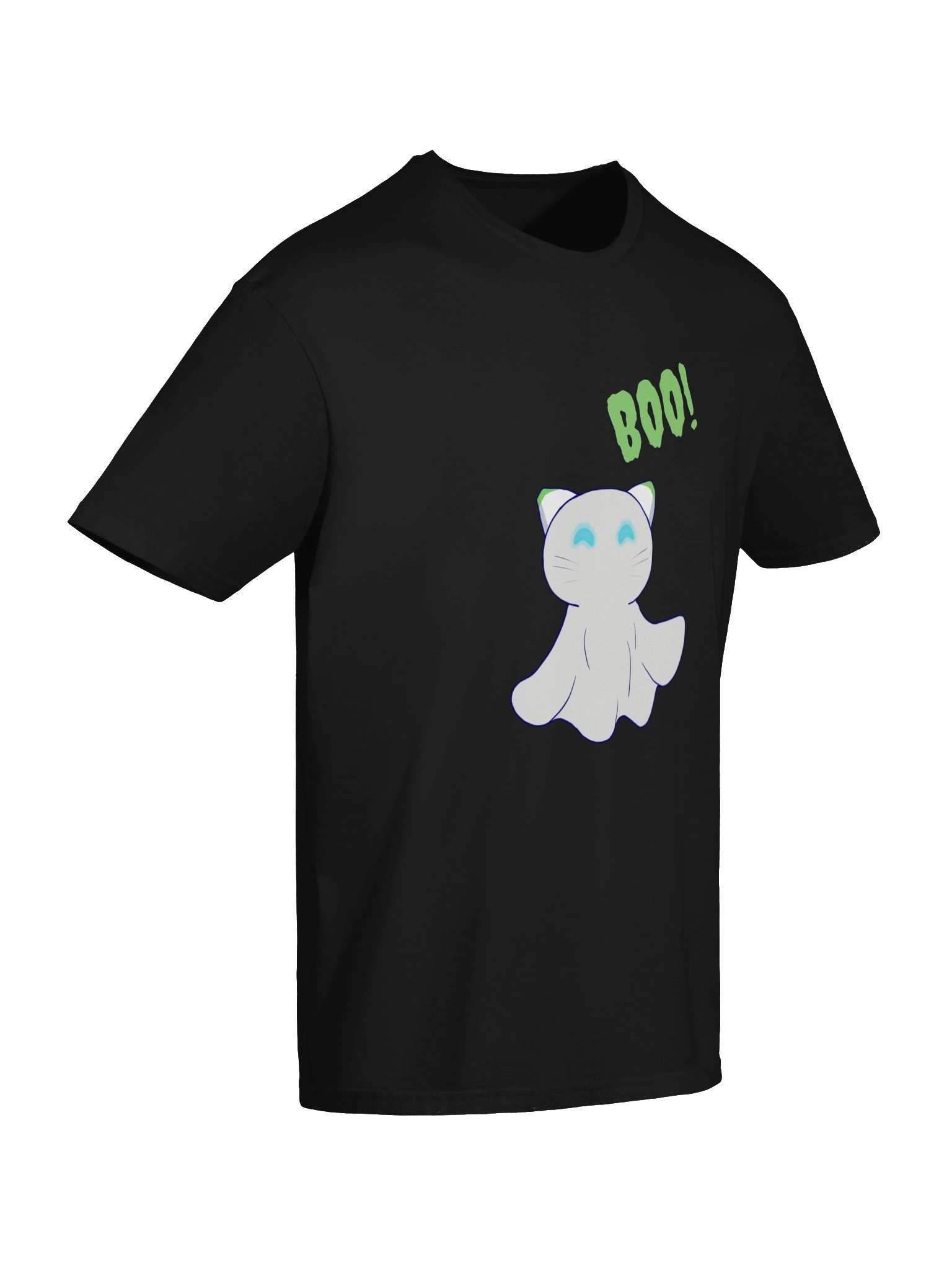 BOO! Ghost Catbot T-Shirt product image (28)