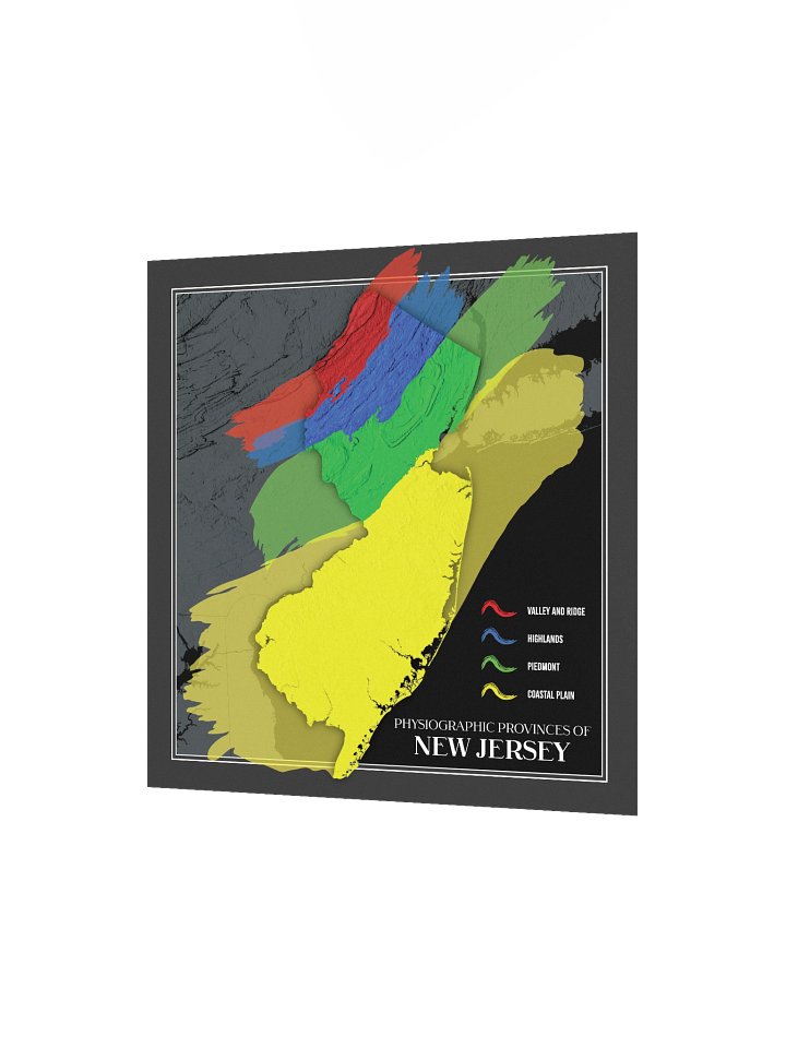The Physiographic Regions of New Jersey product image (2)