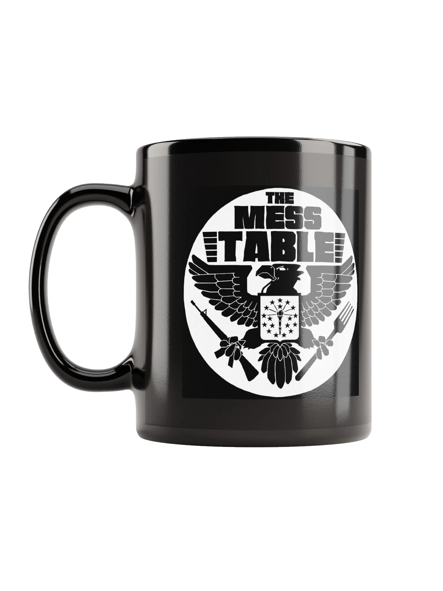 Black Mug with Black/White TMT Logo product image (3)