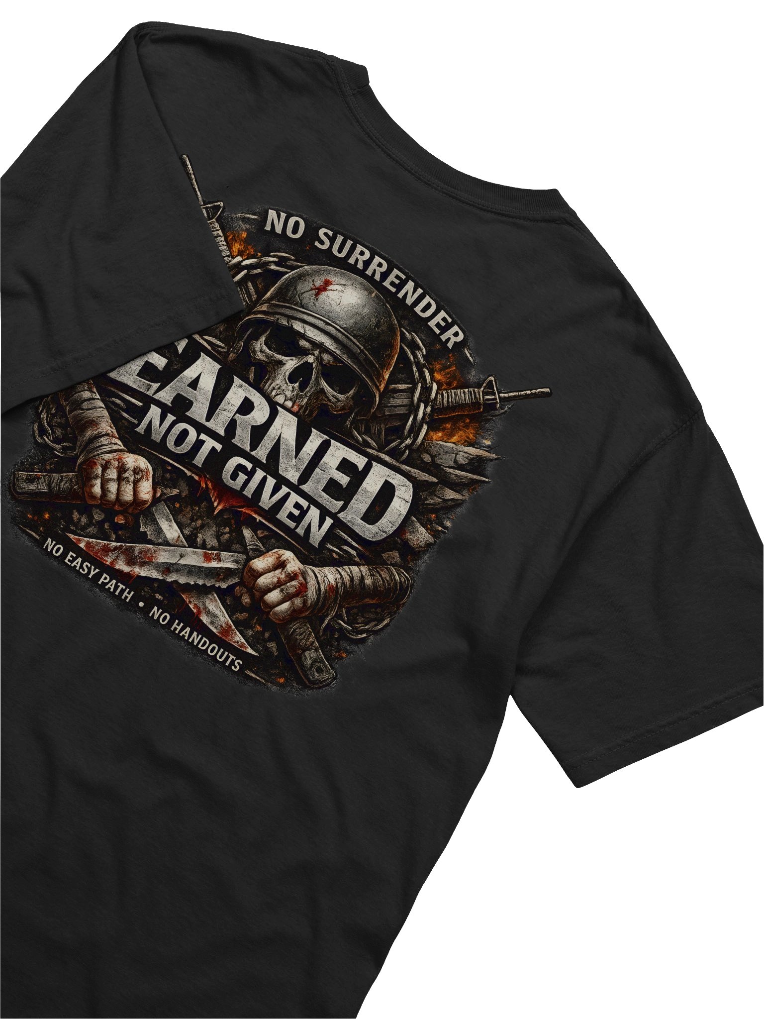 Earned not given tee product image (6)