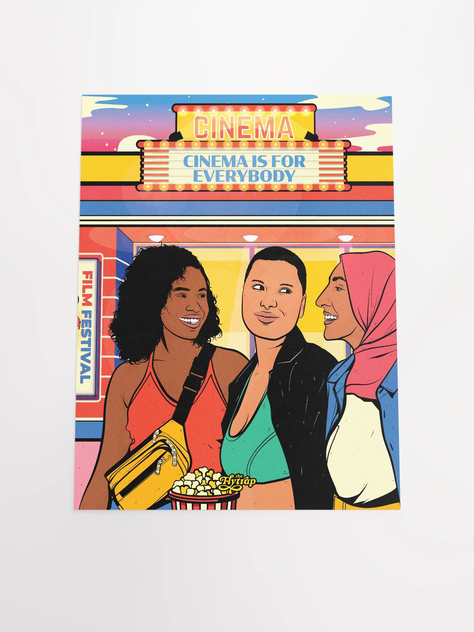 cinema is for everybody 12x16 poster product image (4)