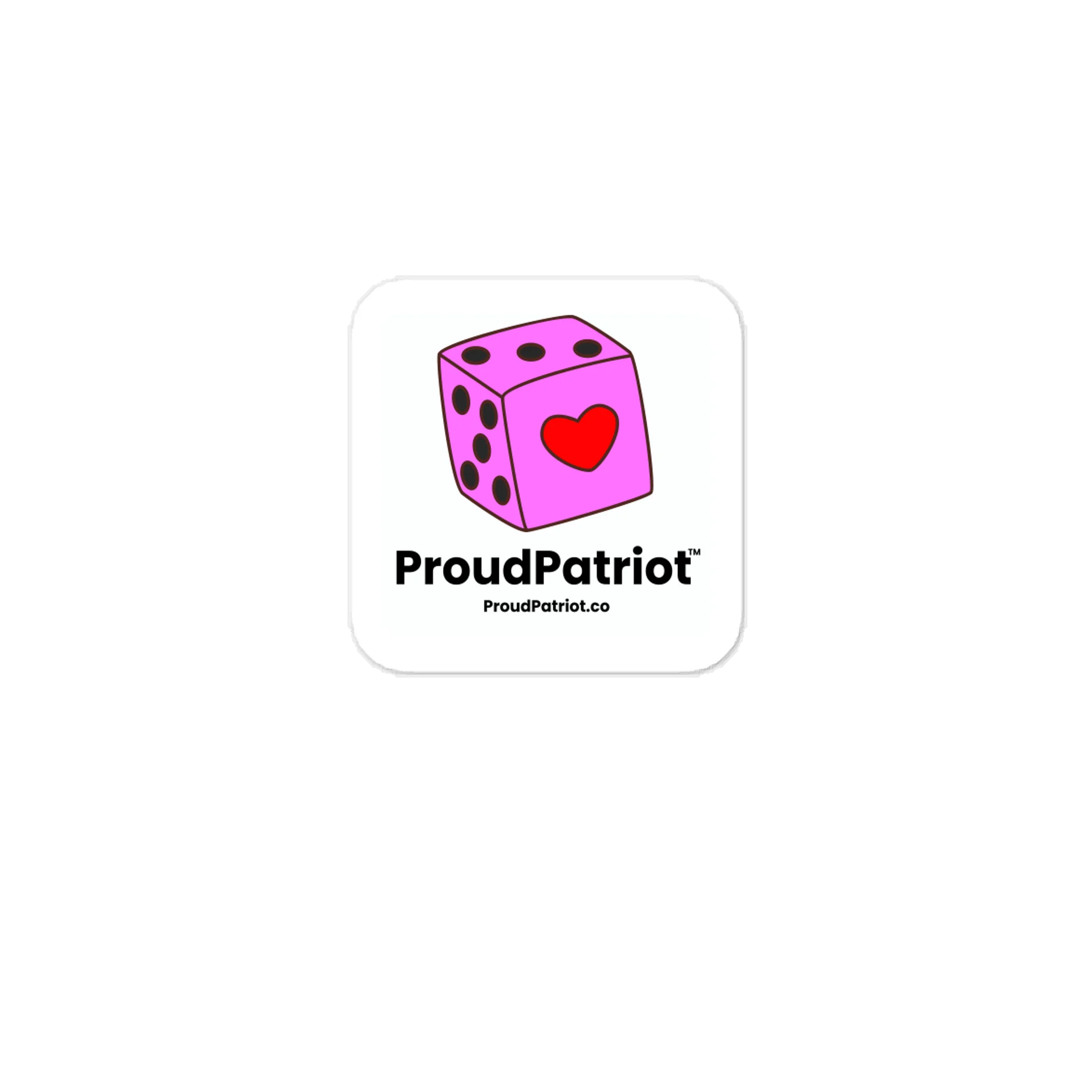 Dice Vinyl Sticker product image (1)