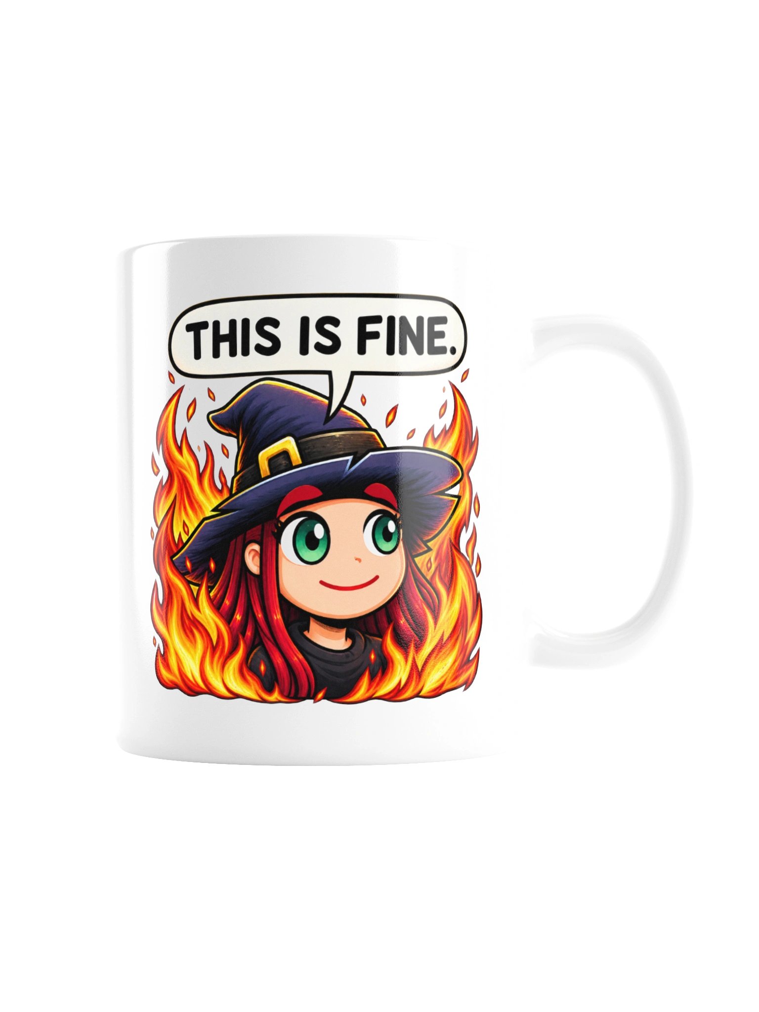 This Is Fine Mug L/R Handed product image (9)
