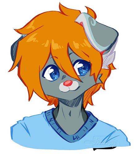 #digitalart #art #oc #furry #anthro #dog #canine