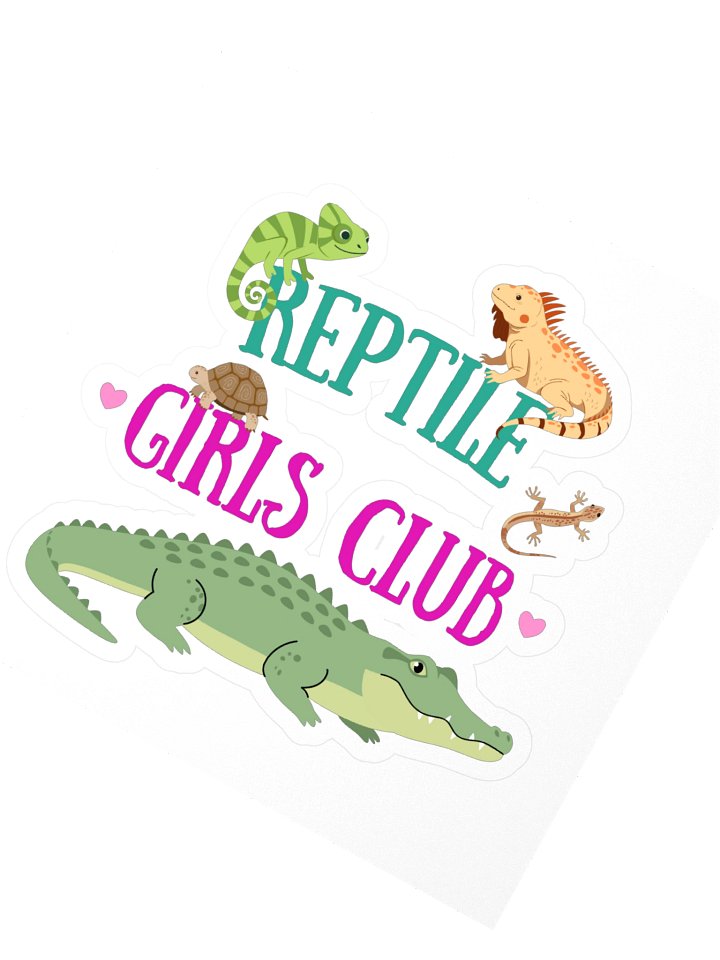 reptile girls club sticker product image (2)