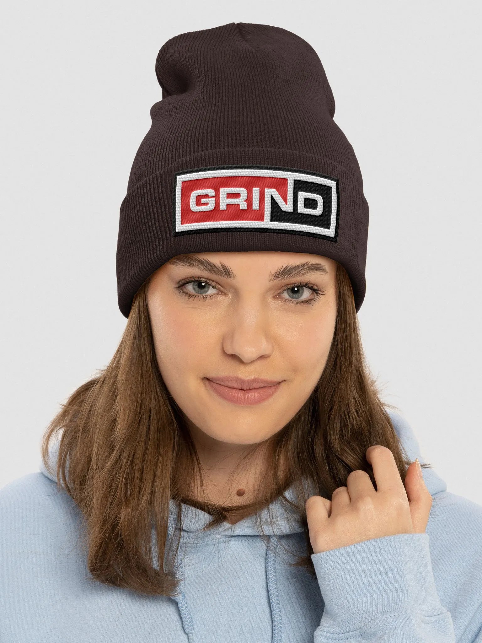 Bold GRIND Logo Cuffed Beanie product image (20)