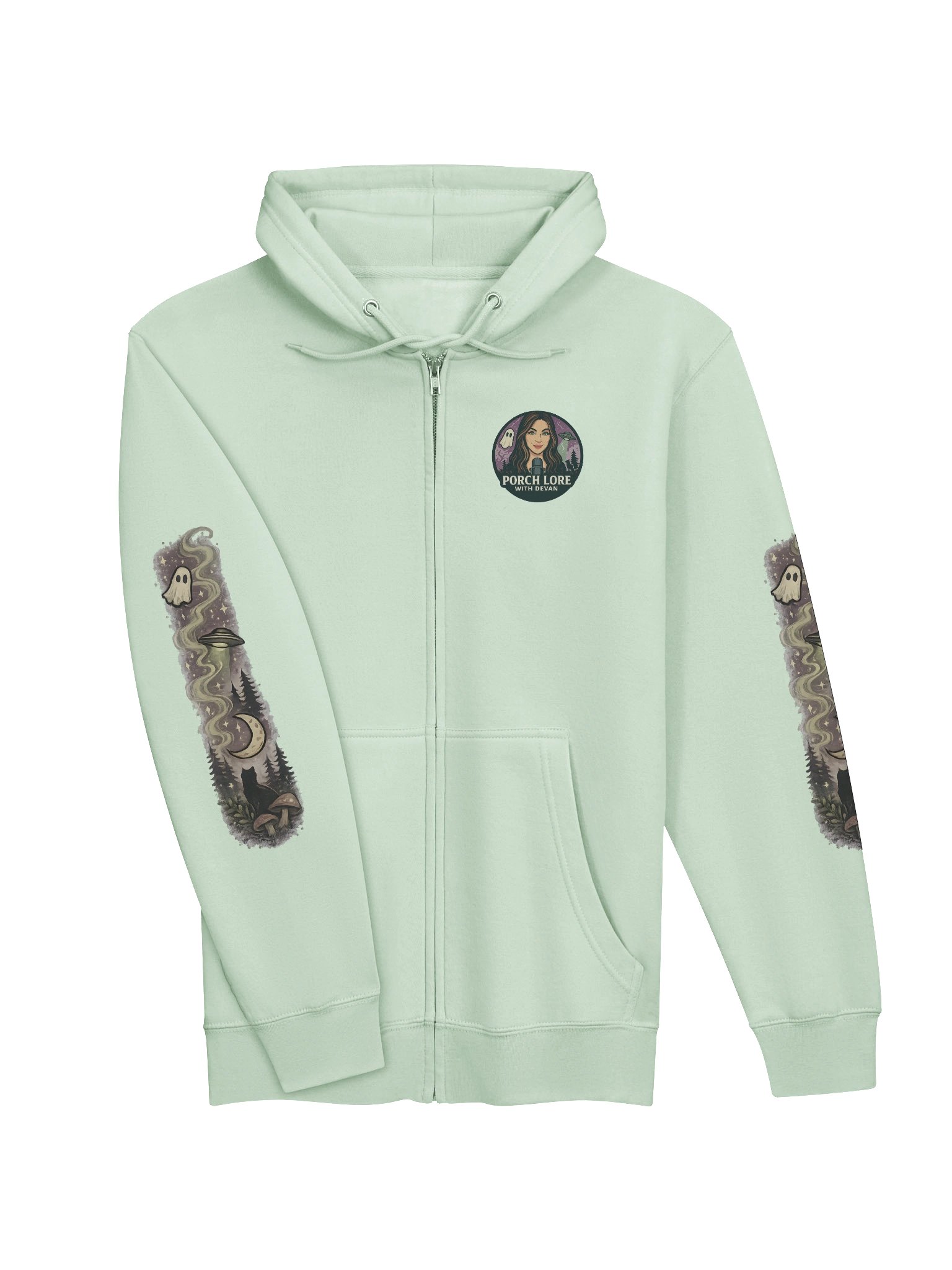 PORCH LORE DEVAN ZIP UP HOODIE product image (3)