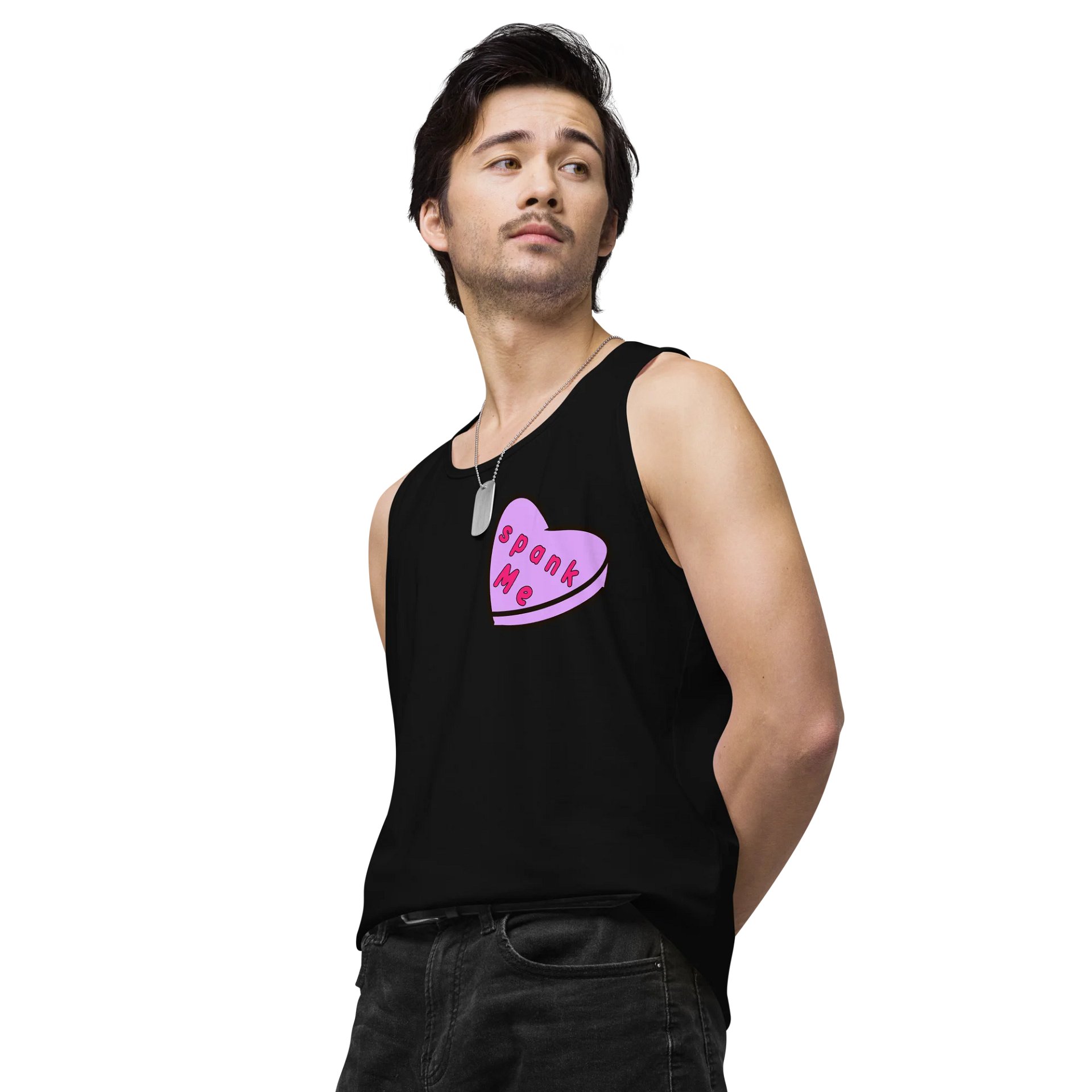 Purple Candy Heart Tank Top product image (4)