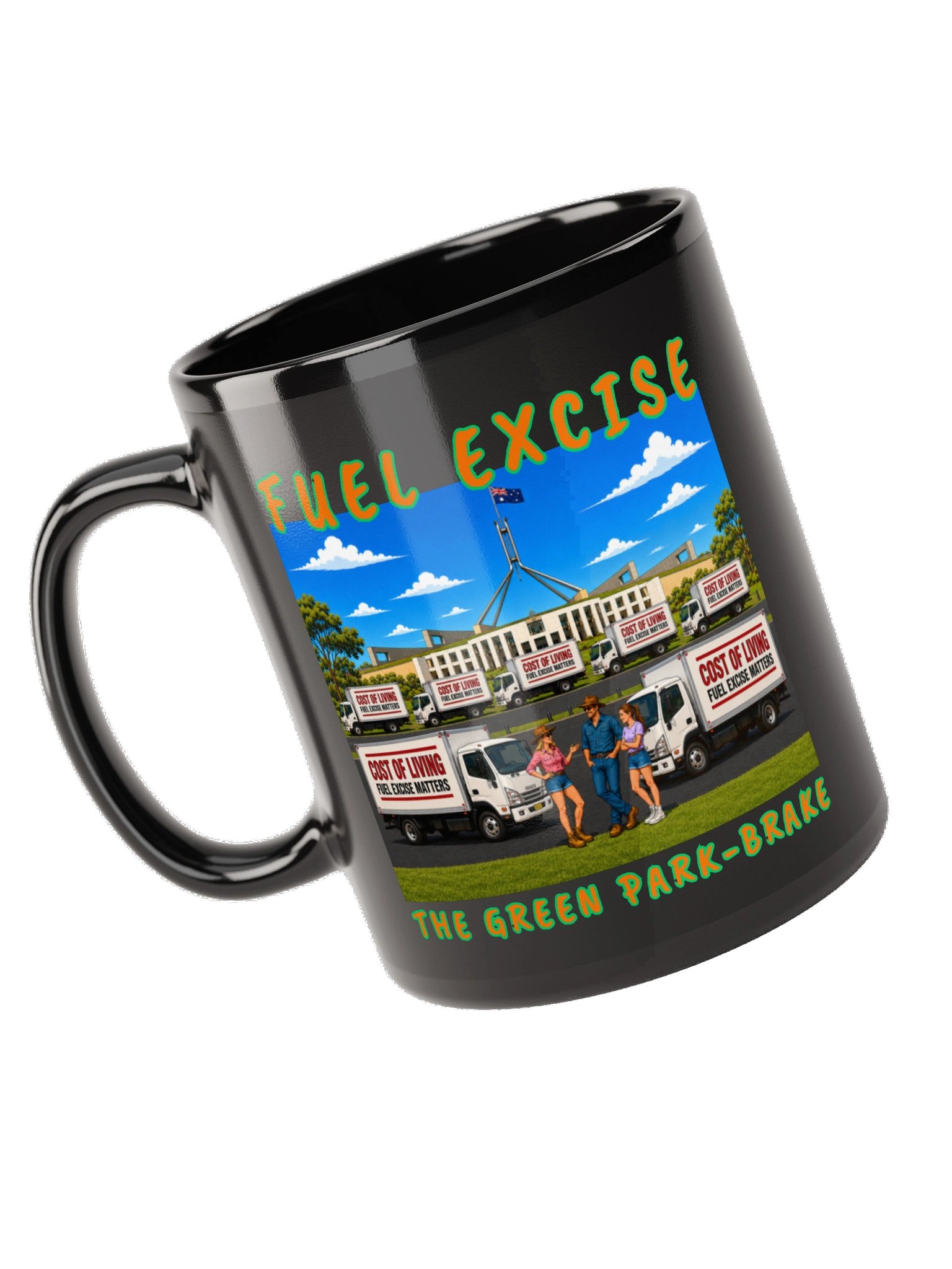 Fuel excise - The green Park Brake Mug product image (9)
