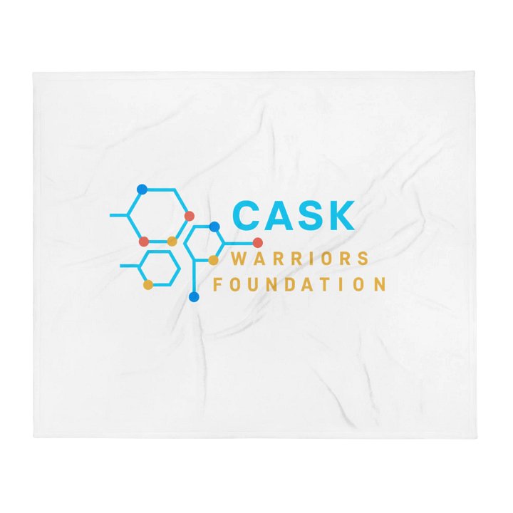 Wrapped in Courage” – CASK Warriors Throw Blanket product image (1)