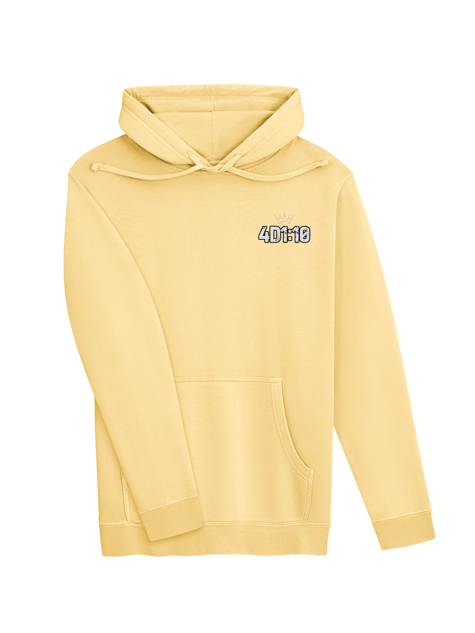 The 4D1:10 "Unashamed" Pigment-Dyed Hoodie product image (3)