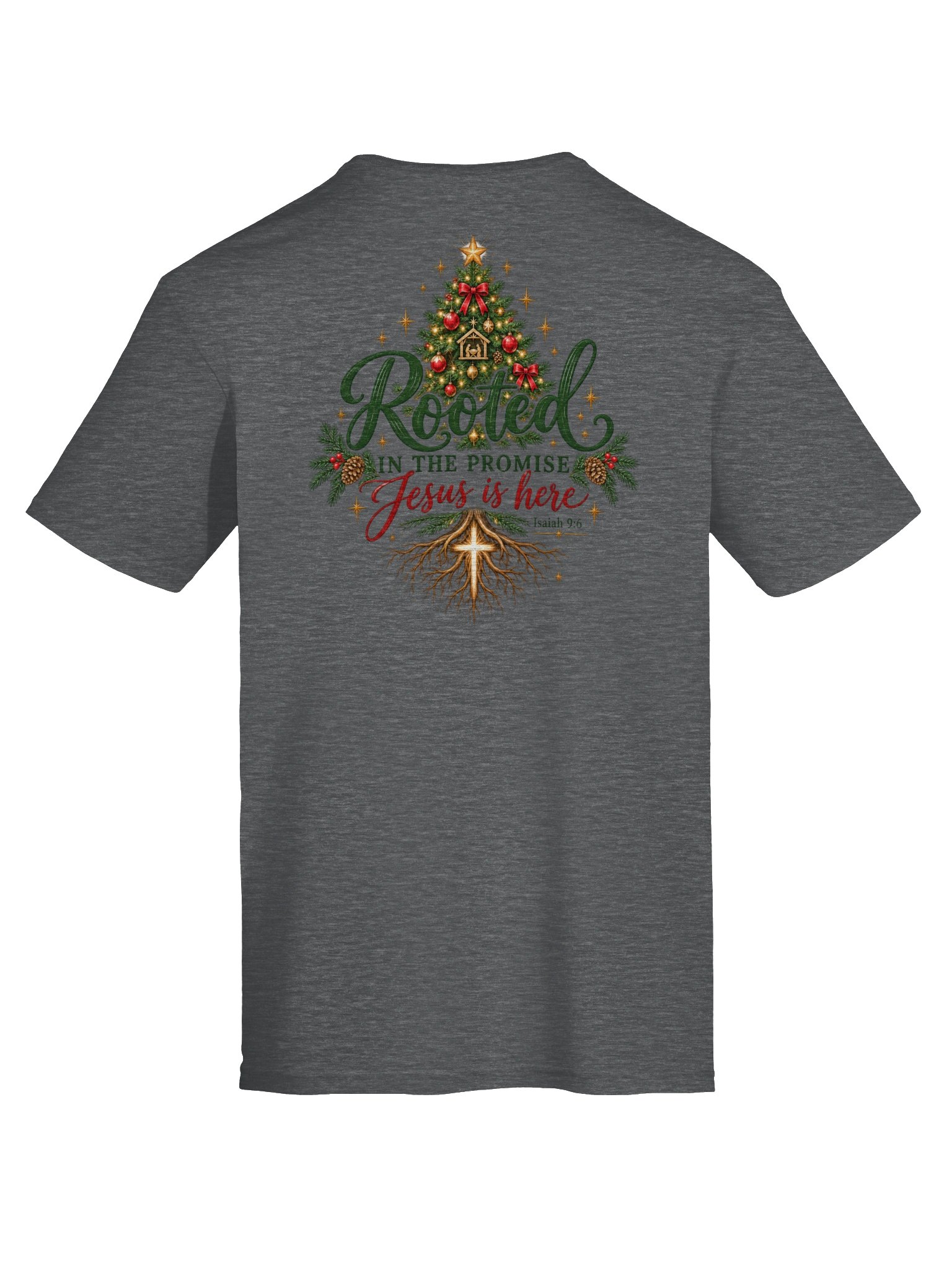 Rooted in the Promise Christmas Tee | Isaiah 9:6 product image (7)