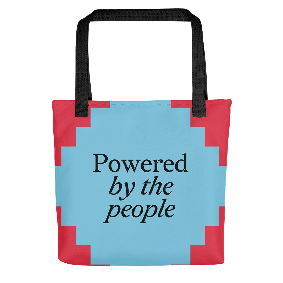 Powered by the People Tote (Red/Blue) Image 2