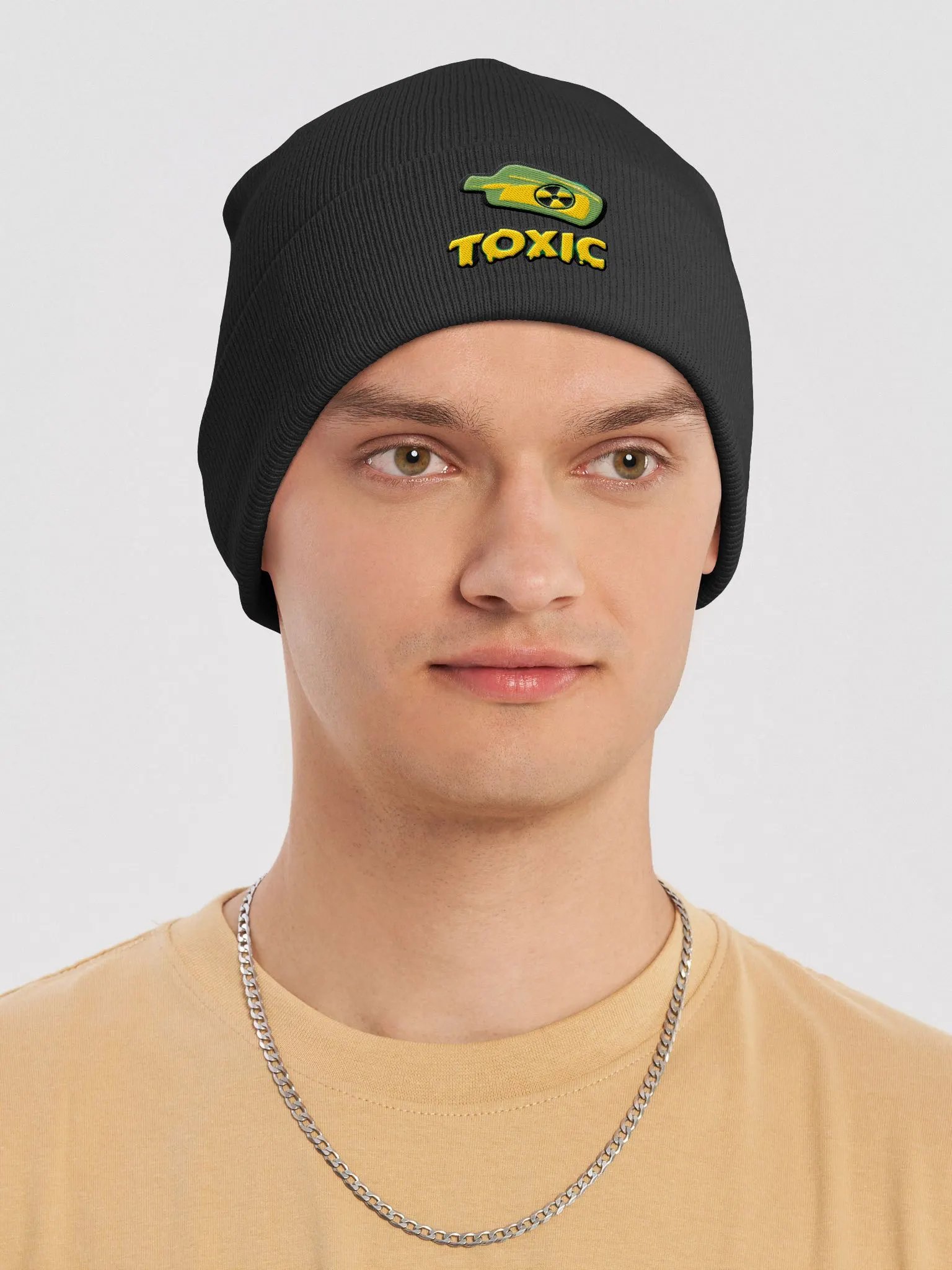 Radioactive Warning Knit Beanie product image (6)
