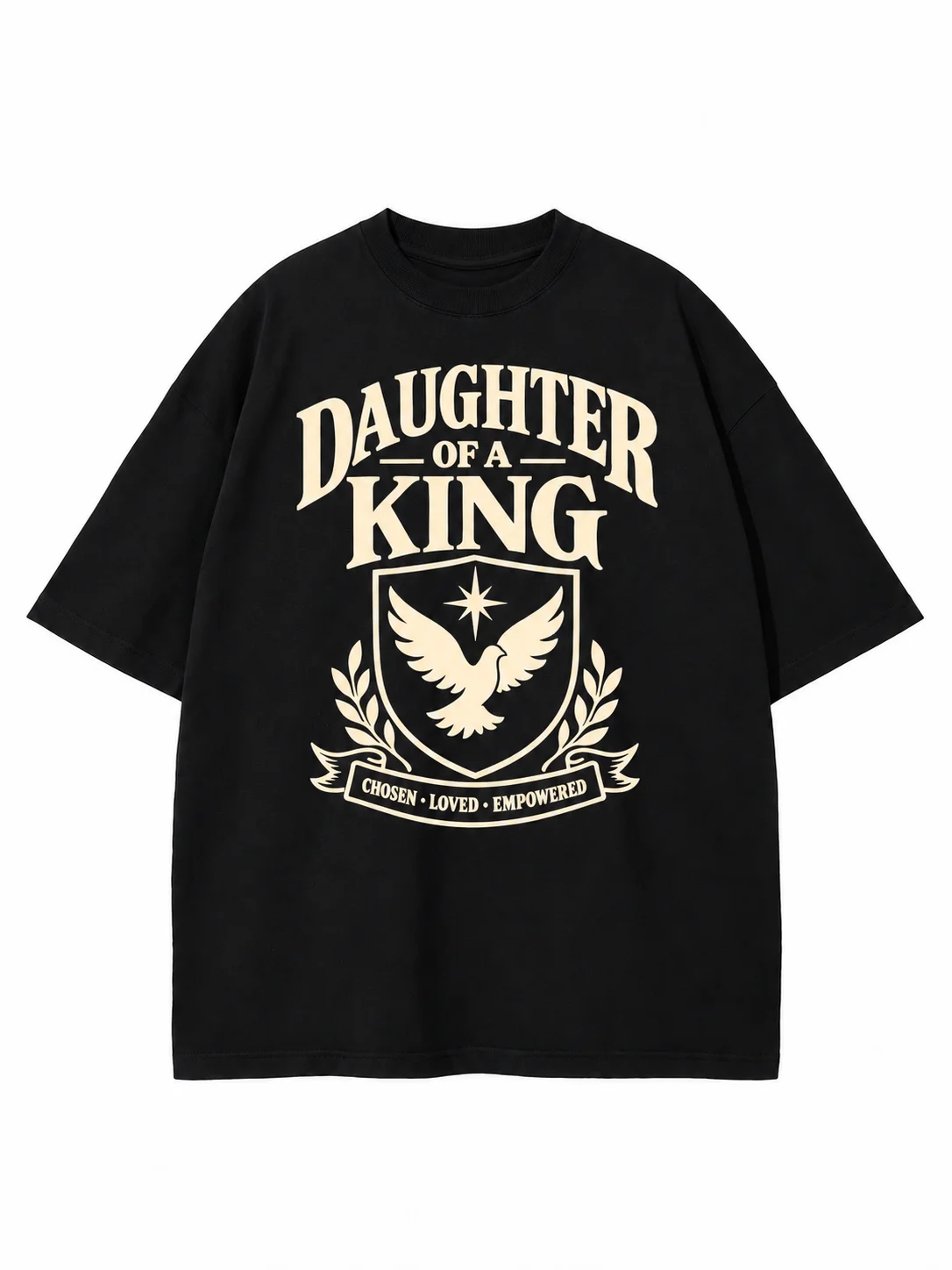 Daughter of a King PNG – Christian Women's Shirt Design product image (2)