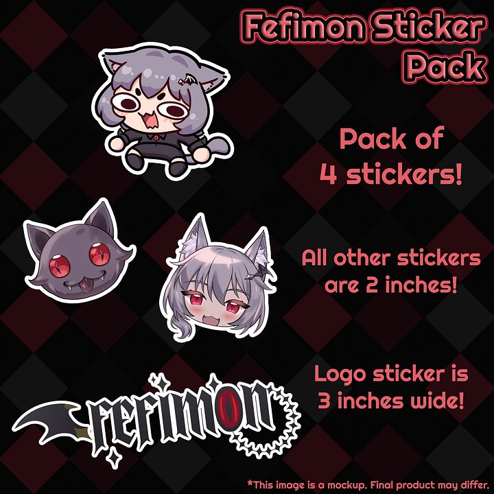 Fefimon Sticker Pack product image (1)