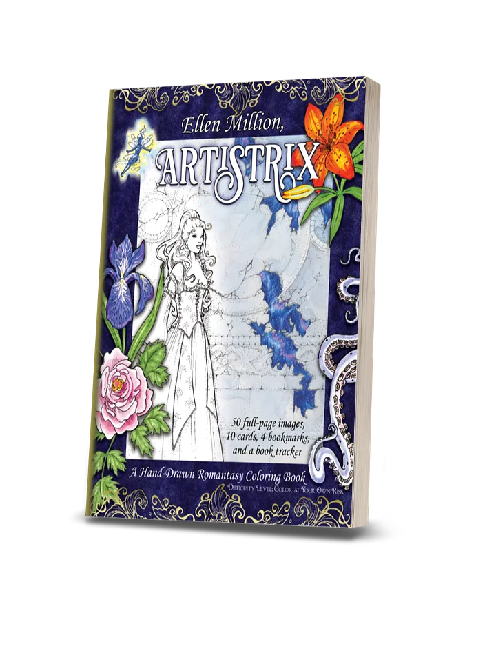 Artistrix - a Hand-Drawn Romantasy Coloring Book product image (1)
